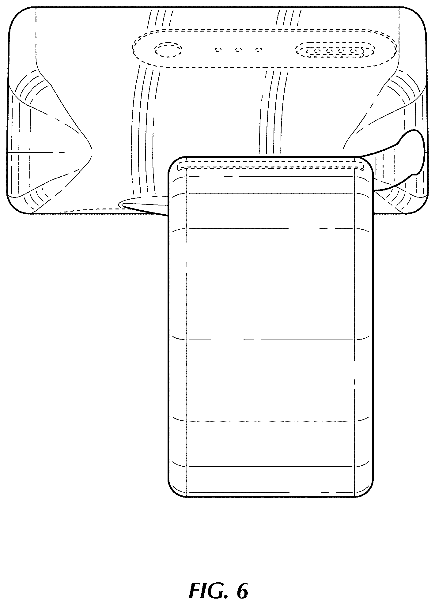 Patent USD0999652 Figure 6 – Personal tracking device and strap