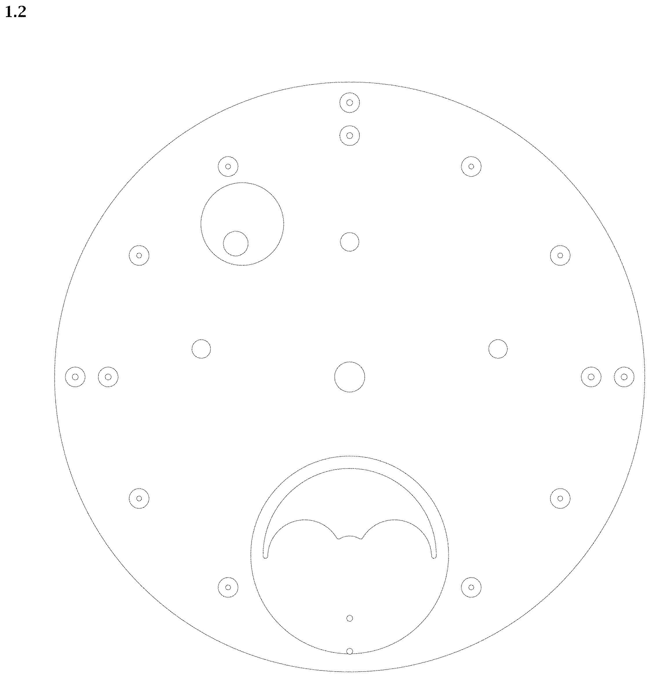 Patent USD0999662 Figure 2 – Watch dial