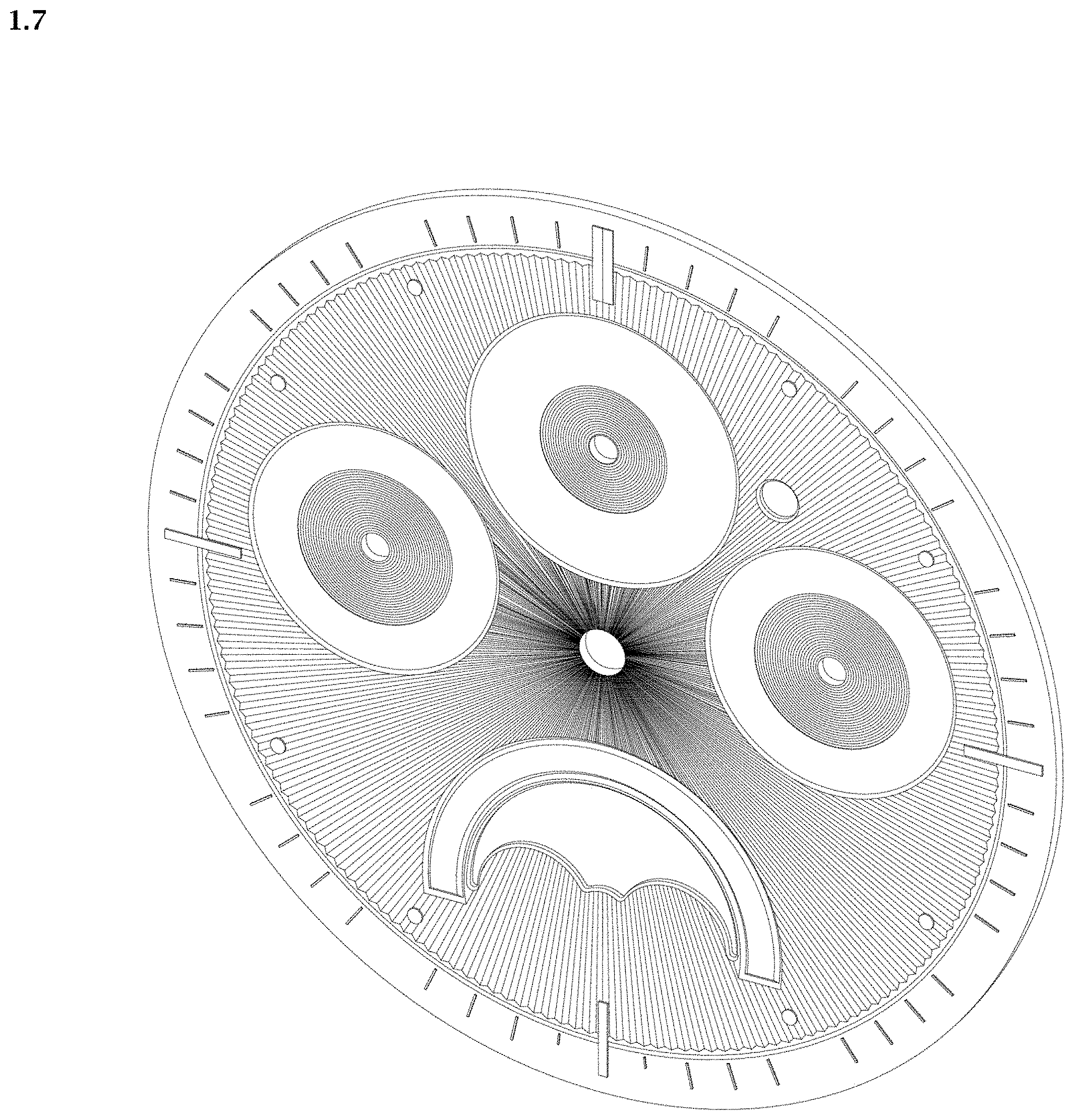 Patent USD0999662 Figure 7 – Watch dial
