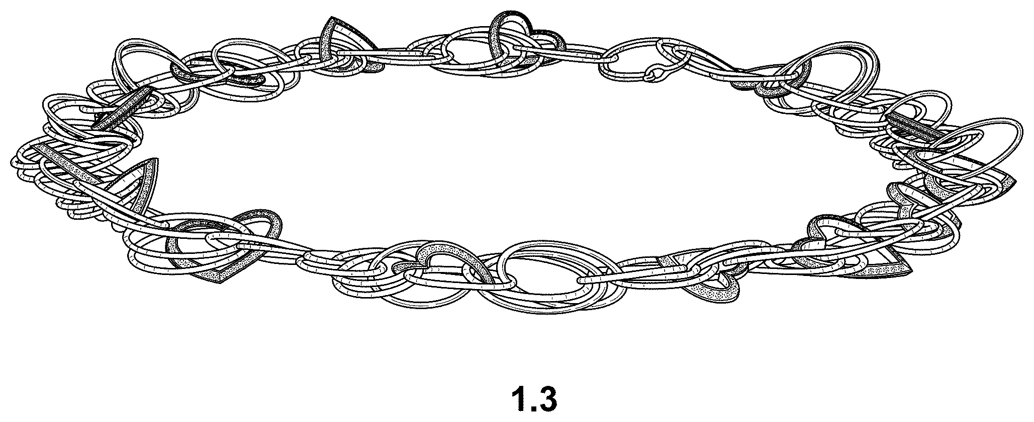 Patent USD0999663 Figure 3 – Necklace