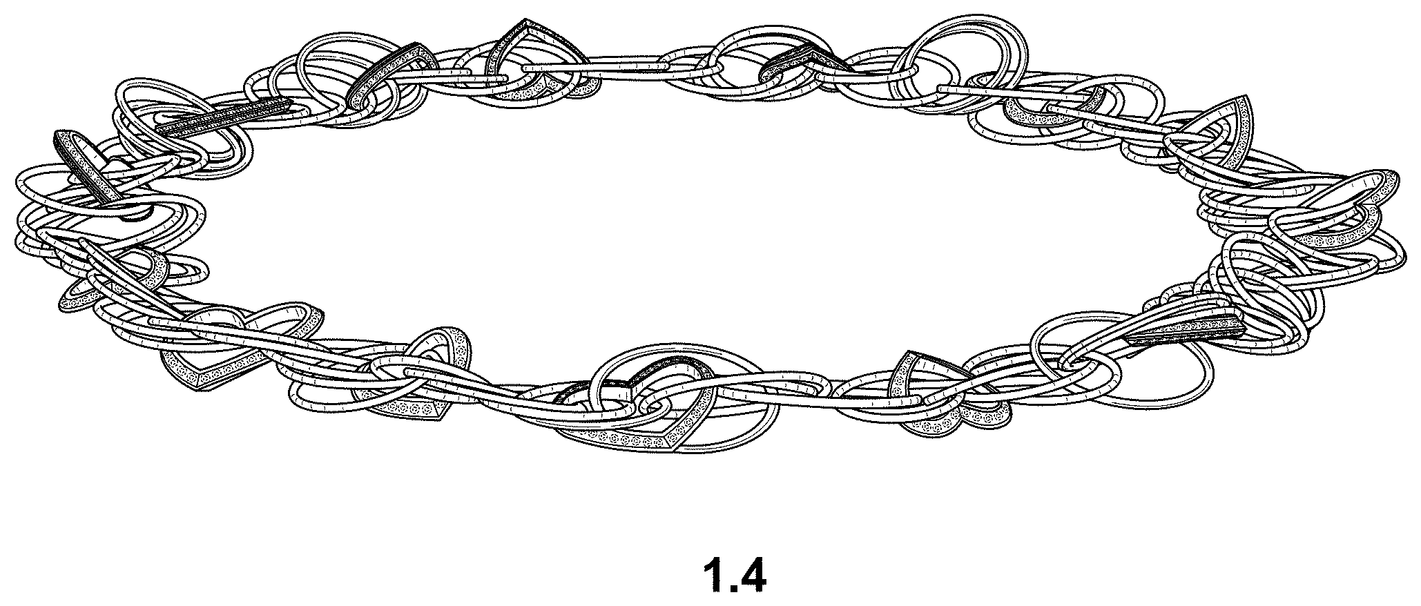 Patent USD0999663 Figure 4 – Necklace
