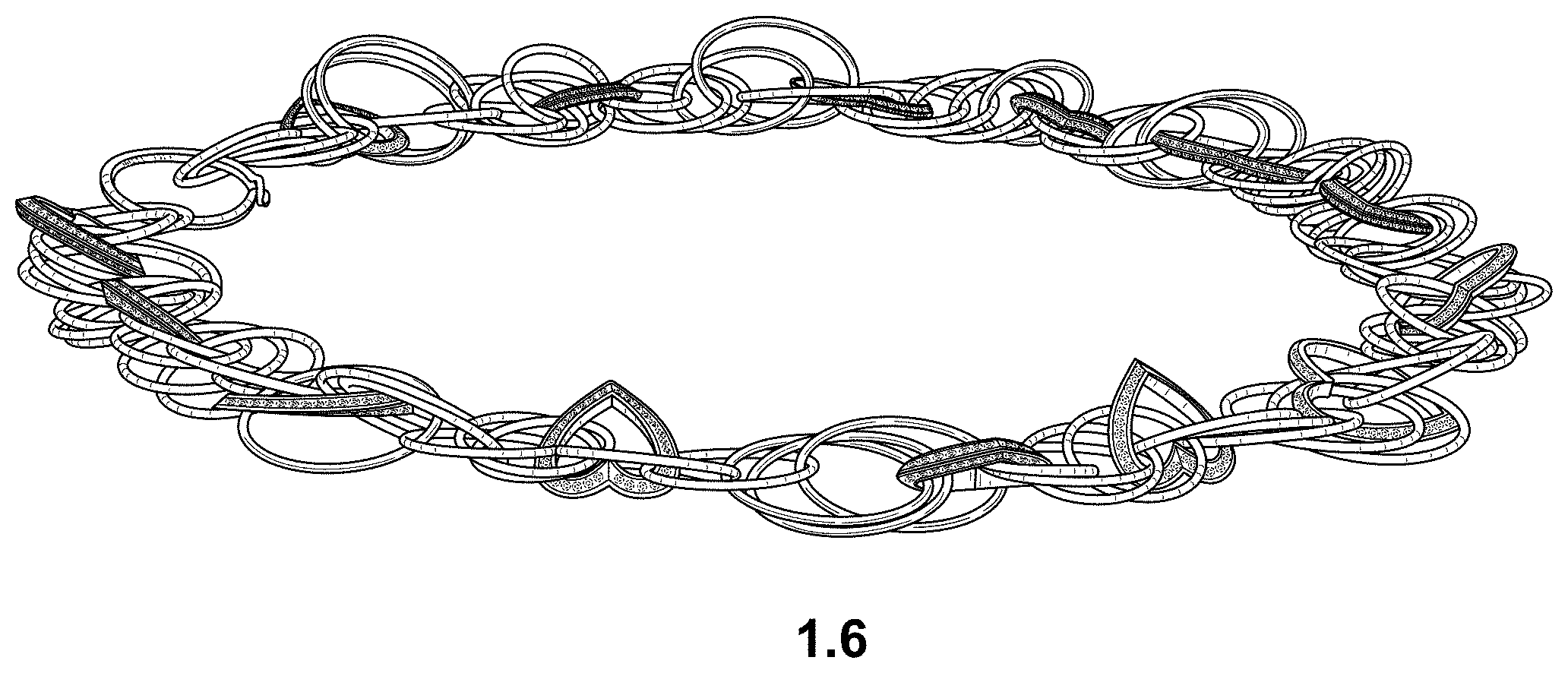Patent USD0999663 Figure 6 – Necklace