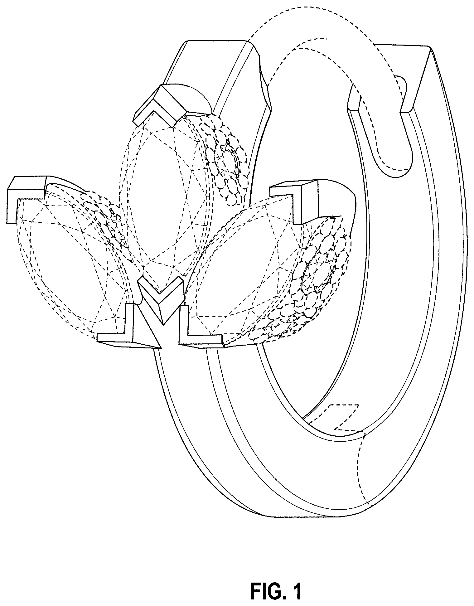 Patent USD0999667 — Earring — Figure 1