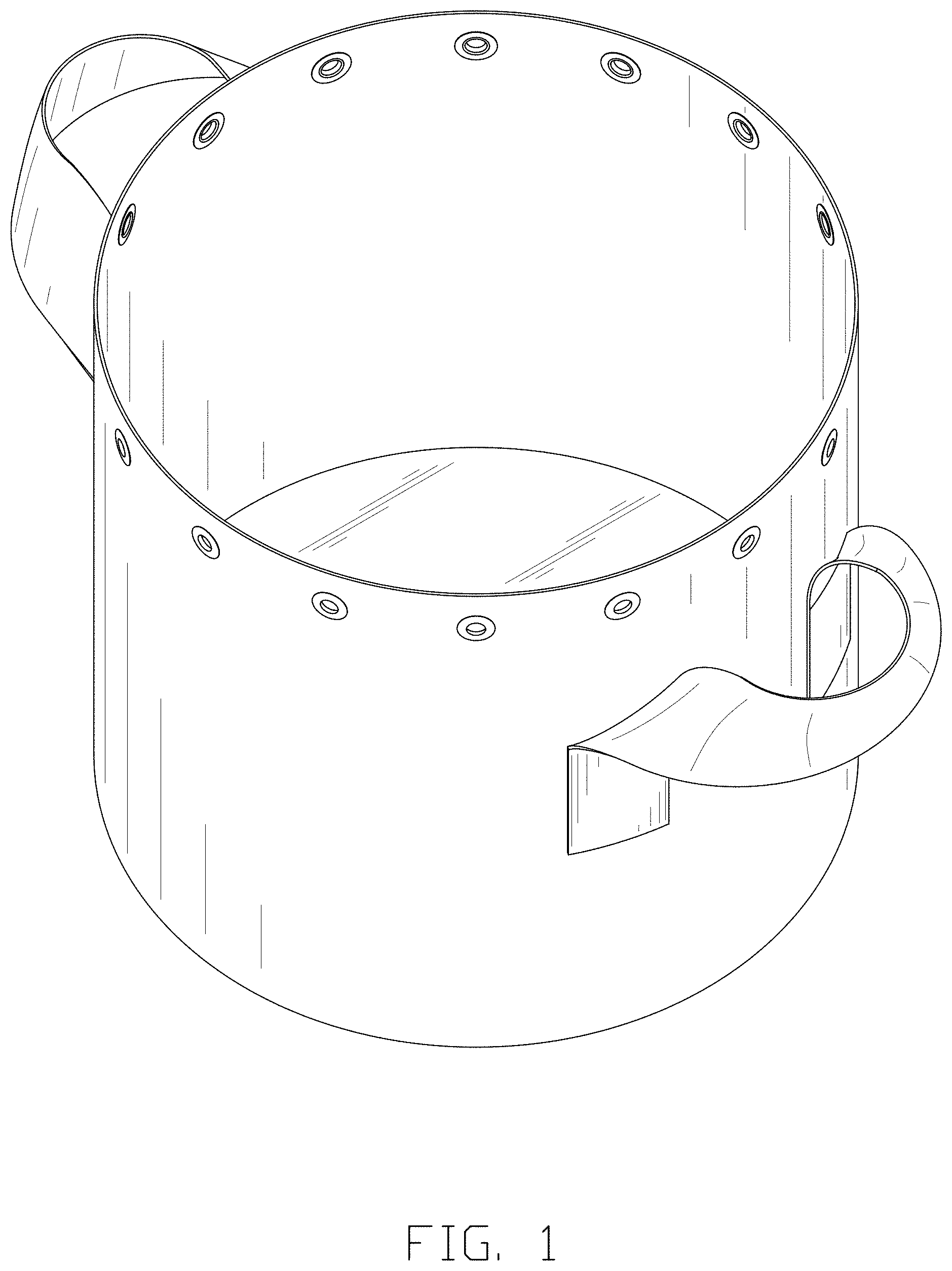 Patent USD0999672 Figure 1 – Plant container