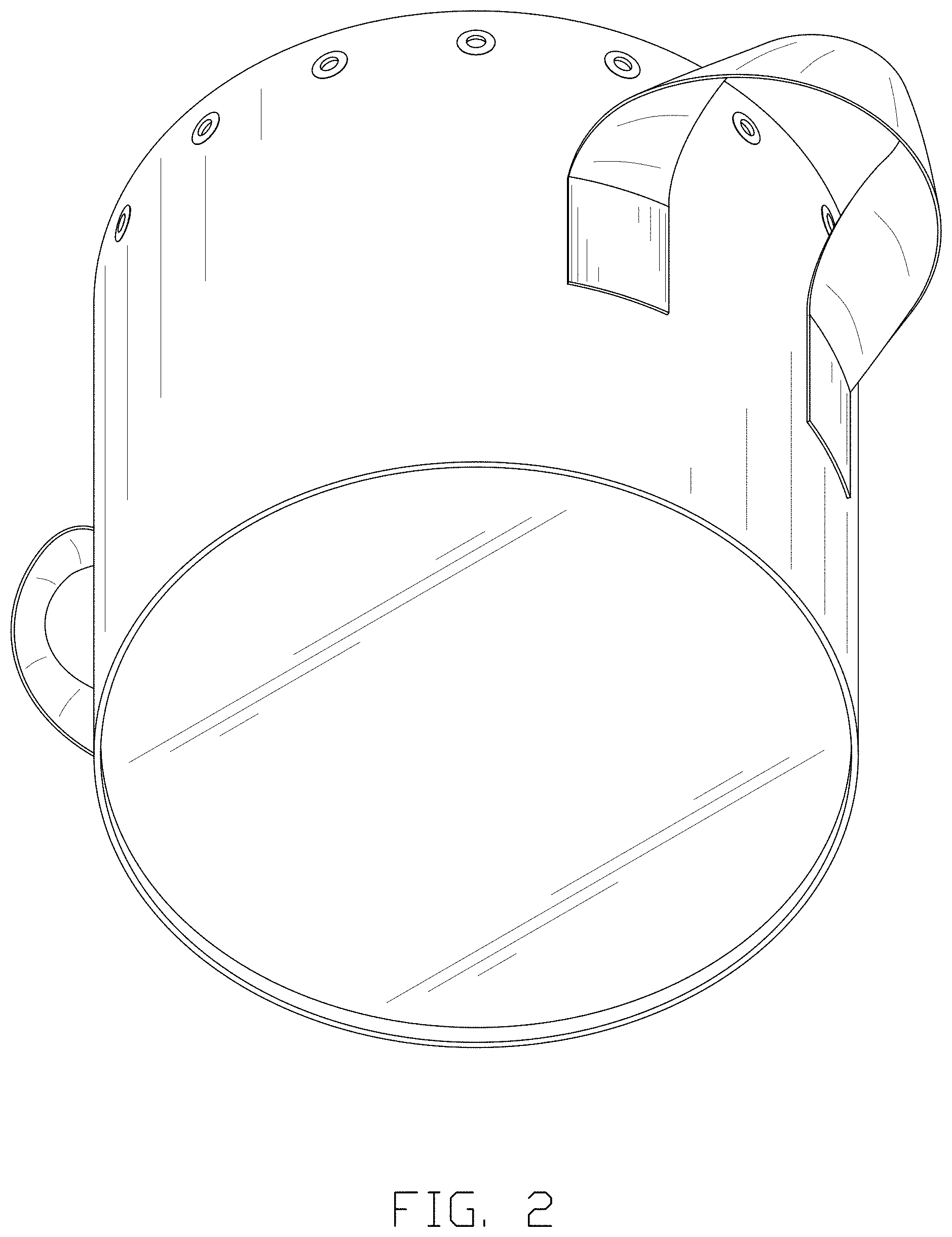 Patent USD0999672 Figure 2 – Plant container