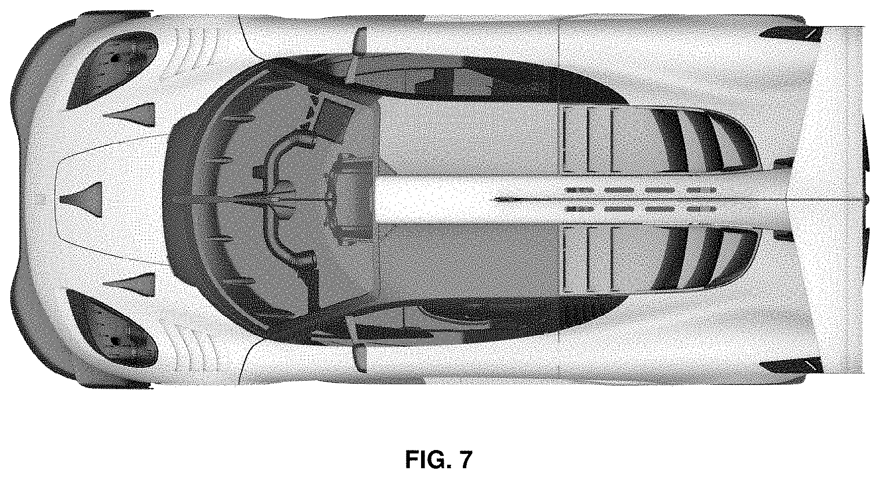 Patent USD0999676 Figure 5 – Automobile