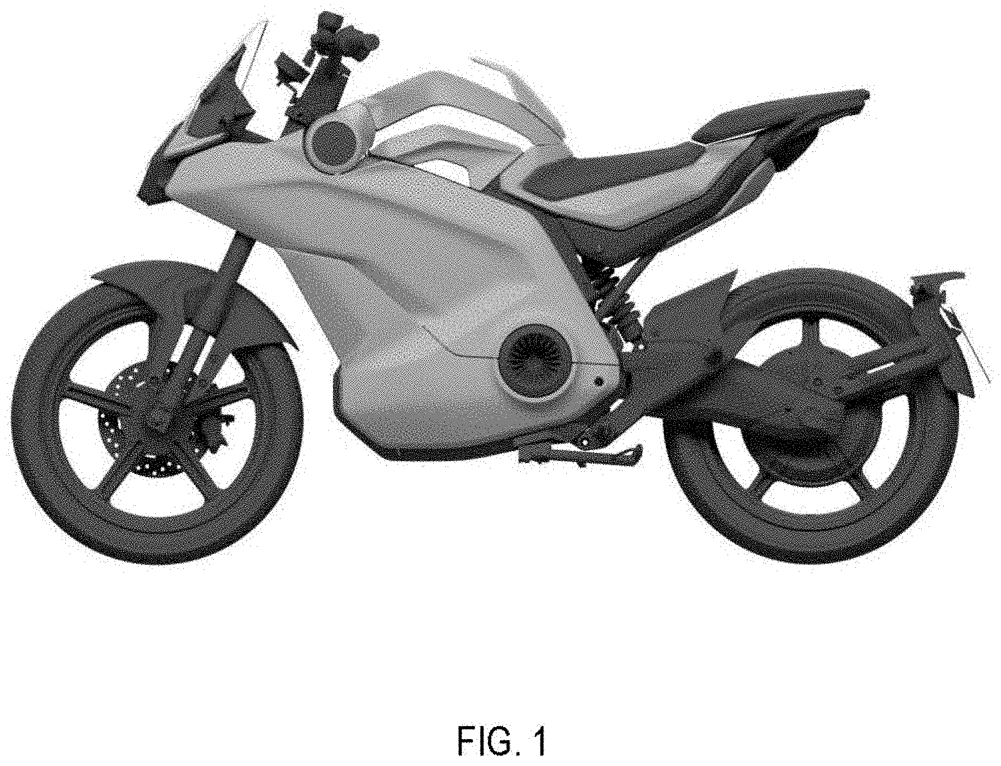 Patent USD0999678 Figure 1 – Motorcycle