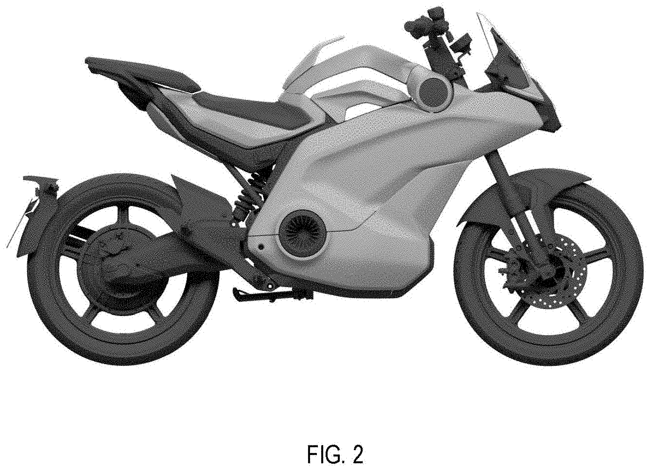 Patent USD0999678 Figure 2 – Motorcycle