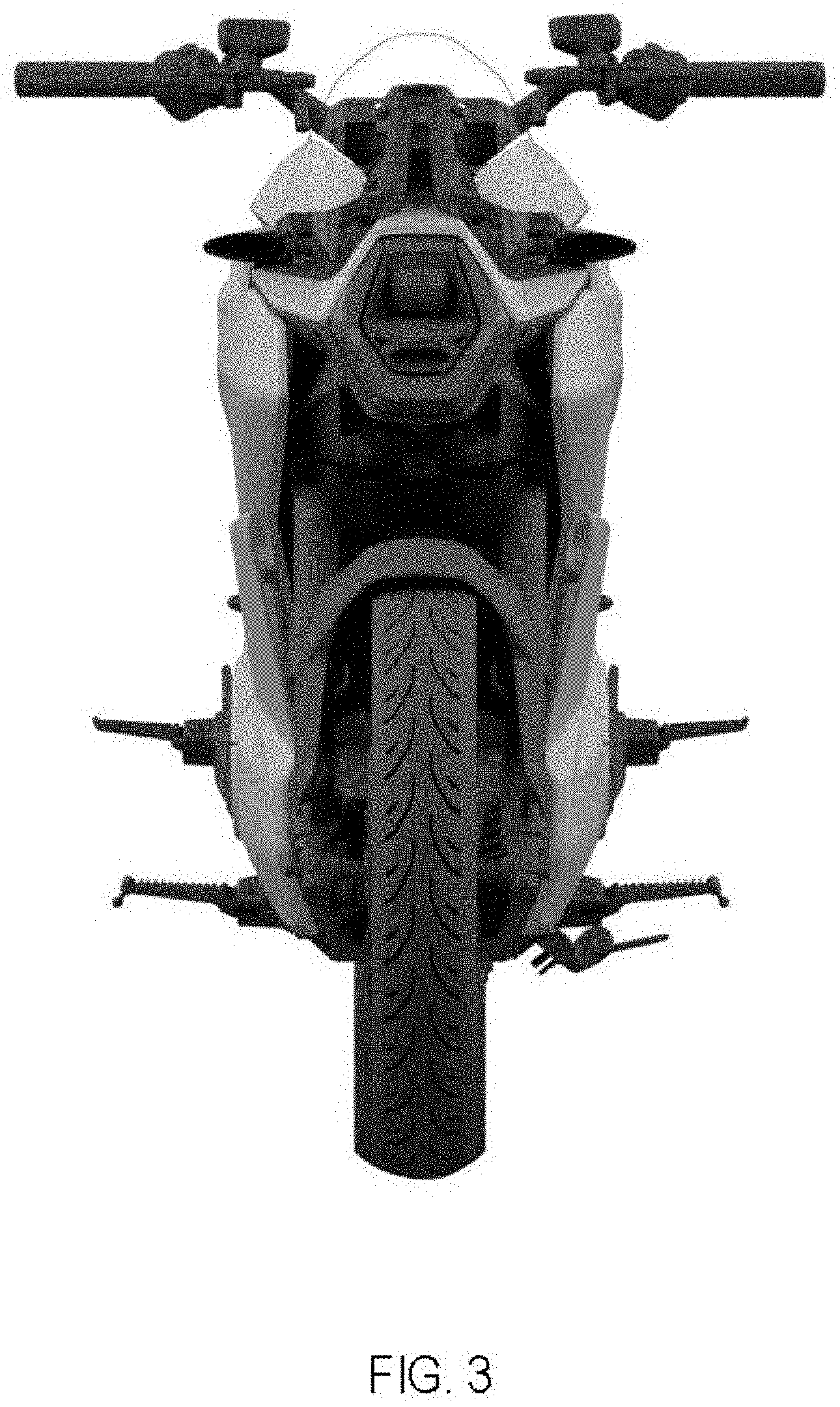 Patent USD0999678 Figure 3 – Motorcycle