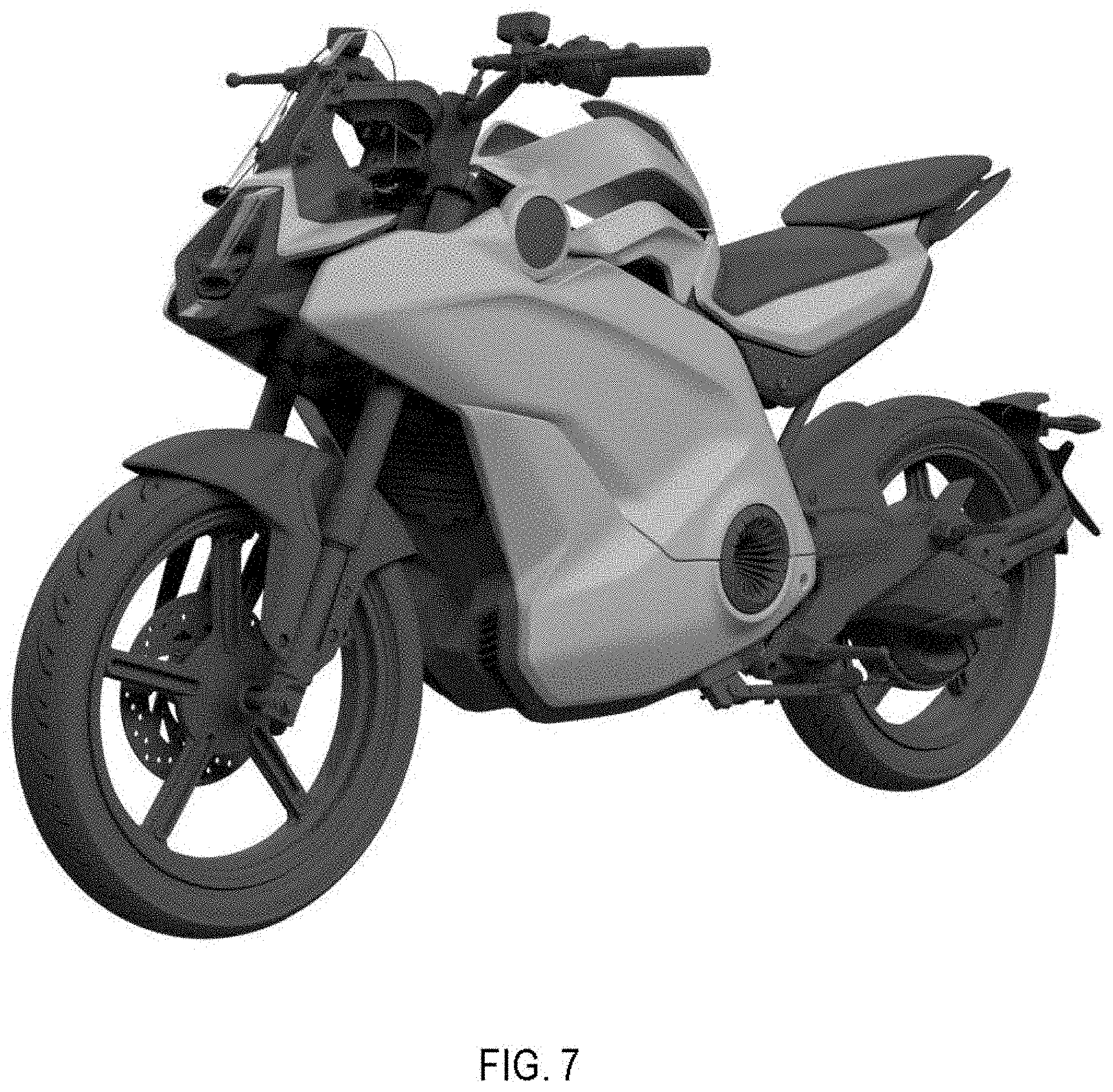 Patent USD0999678 Figure 7 – Motorcycle