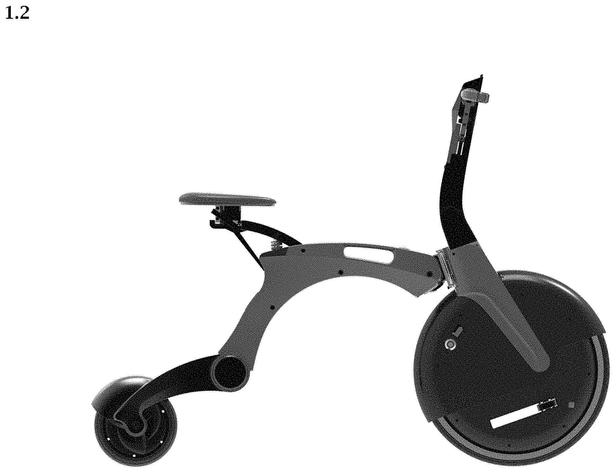 Patent USD0999679 Figure 2 – Electric bicycle