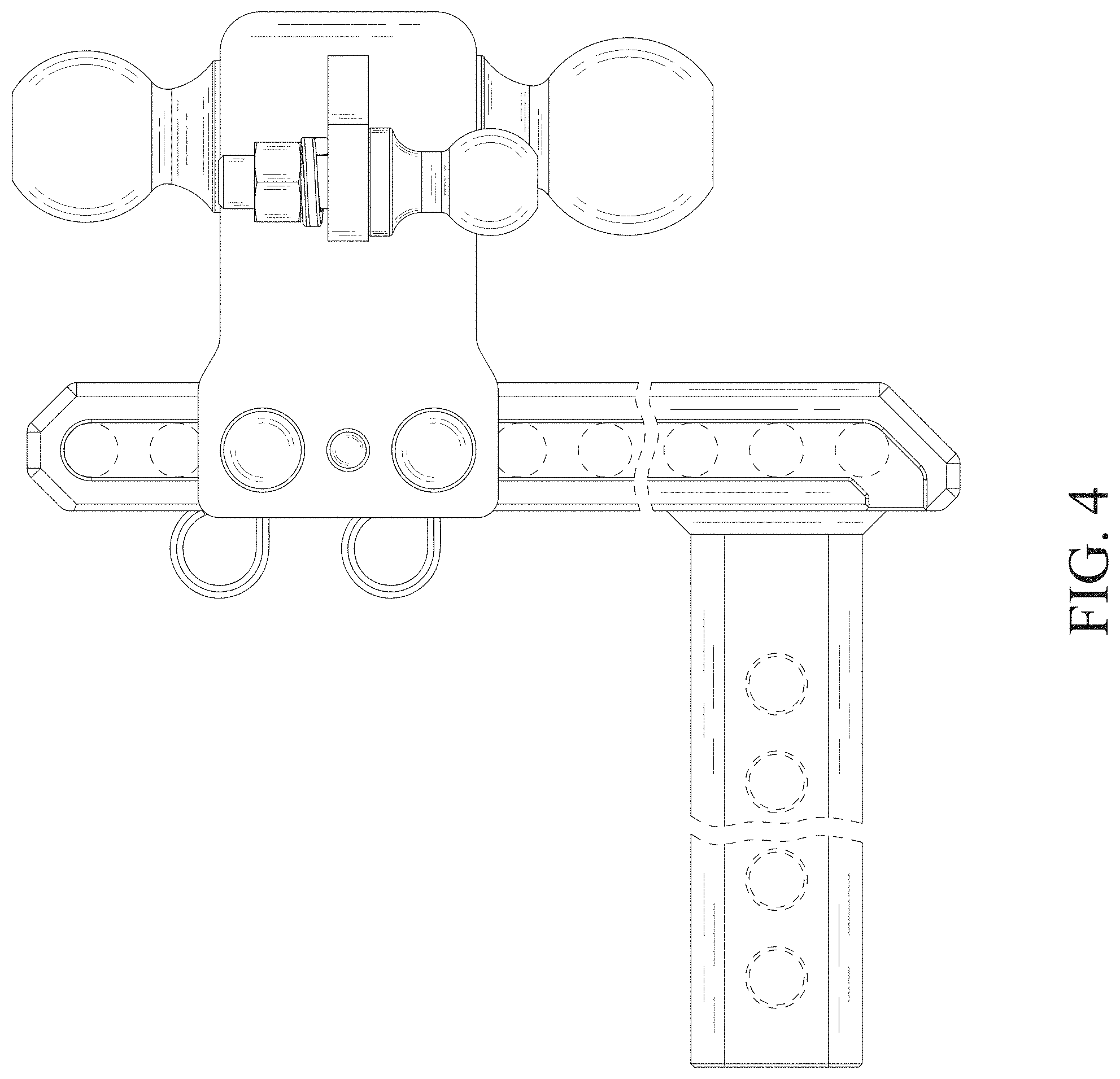 Patent USD0999683 Figure 4 – Adjustable draw bar for trailer hitches
