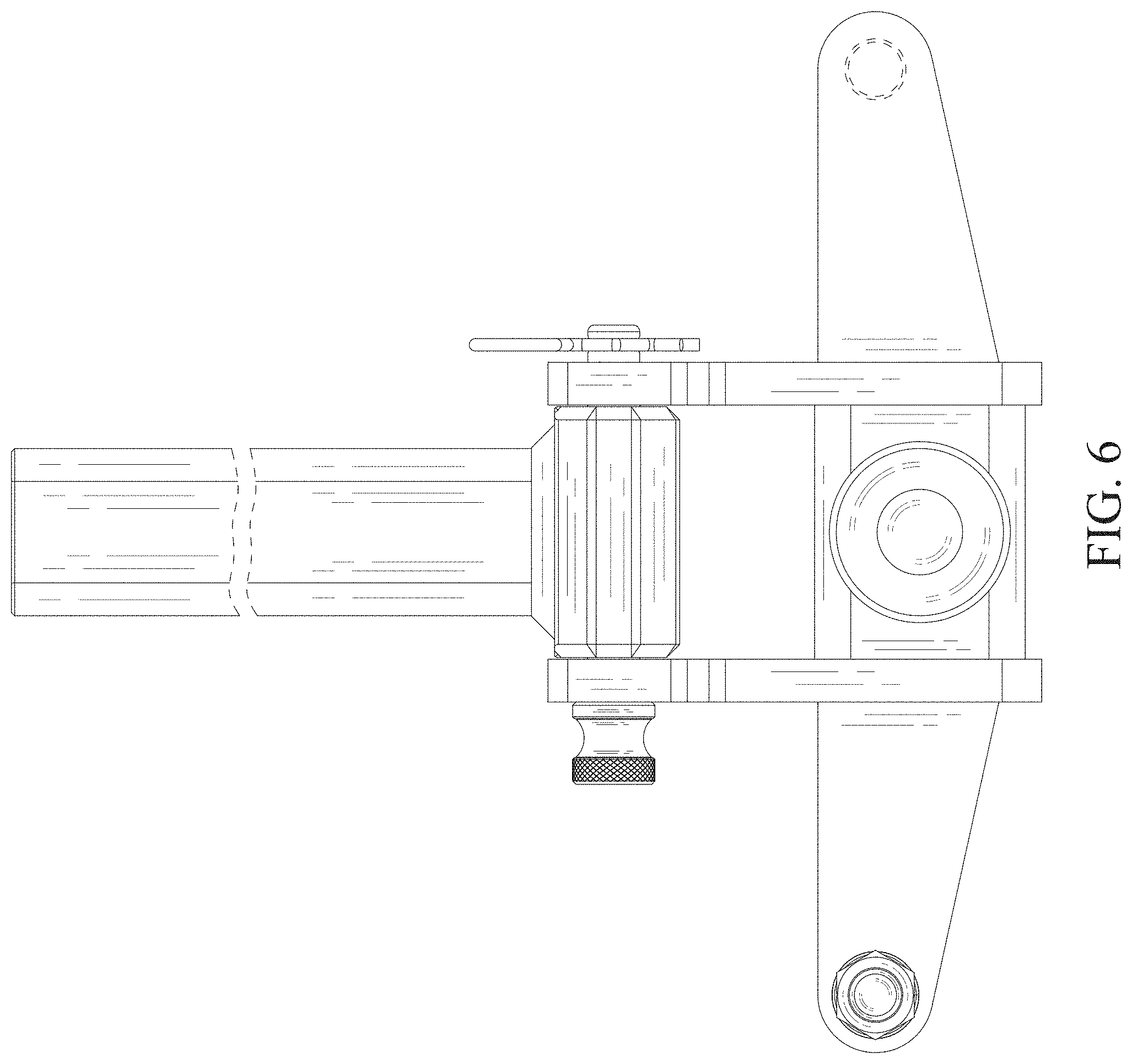 Patent USD0999683 Figure 6 – Adjustable draw bar for trailer hitches