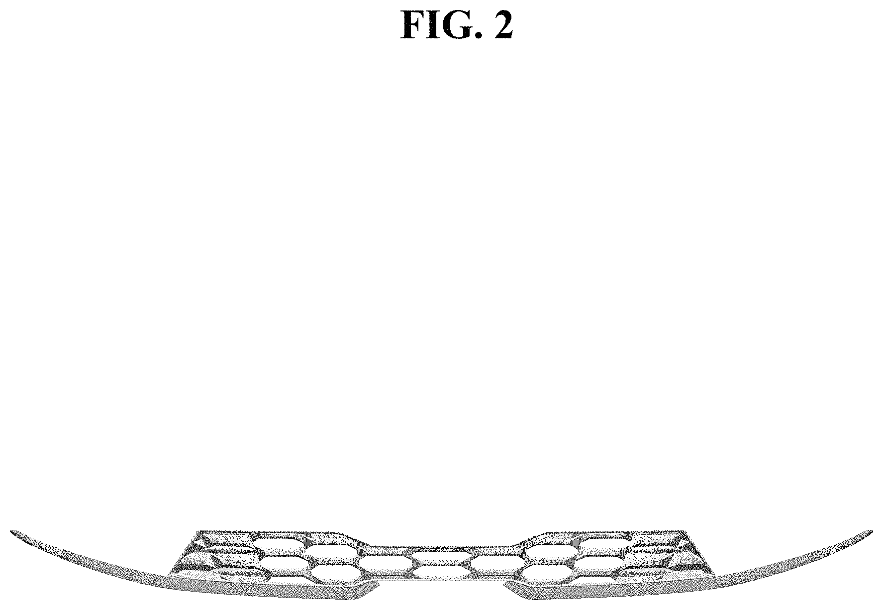 Patent USD0999684 Figure 2 – Radiator grille for vehicles
