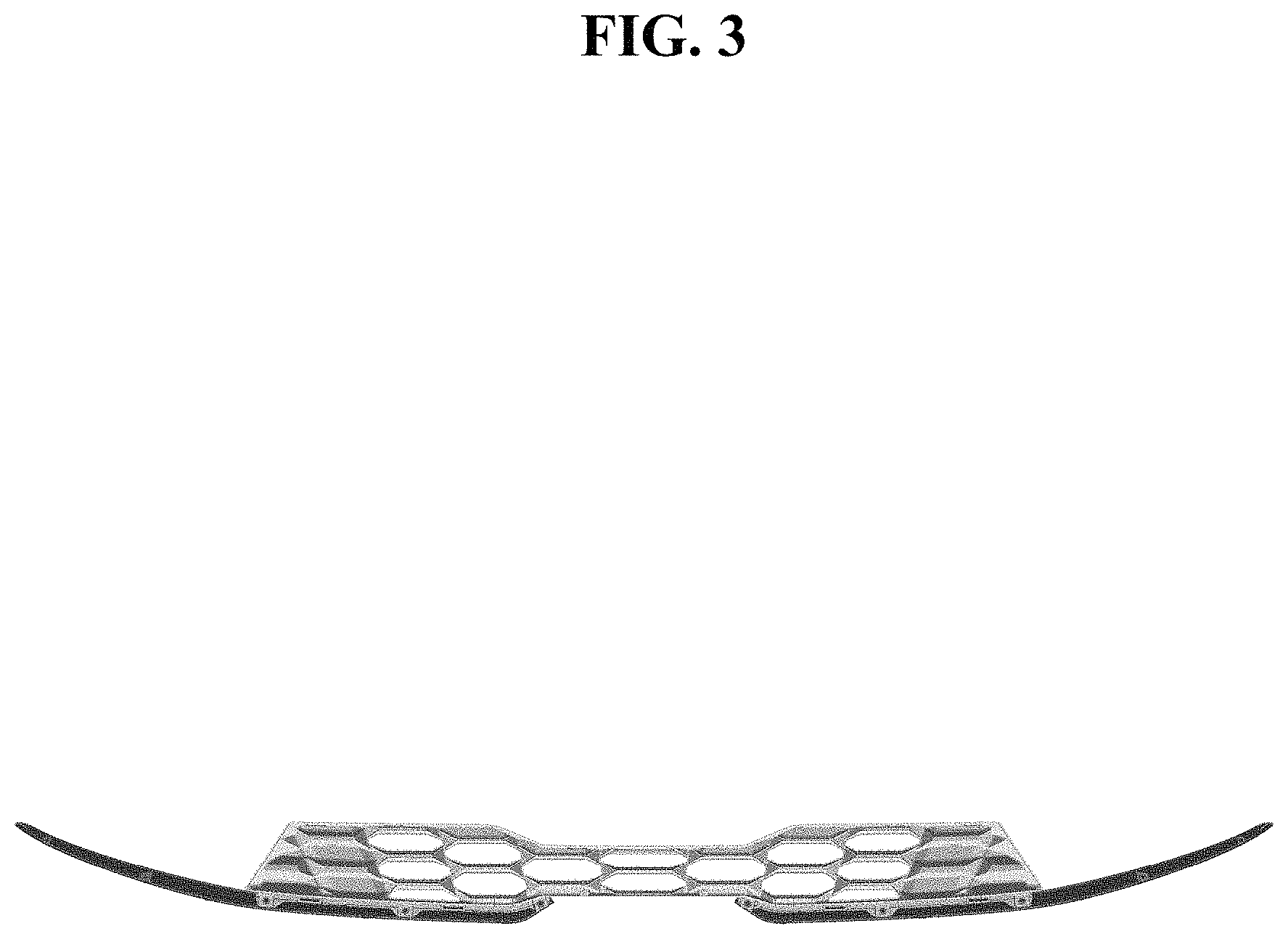 Patent USD0999684 Figure 3 – Radiator grille for vehicles