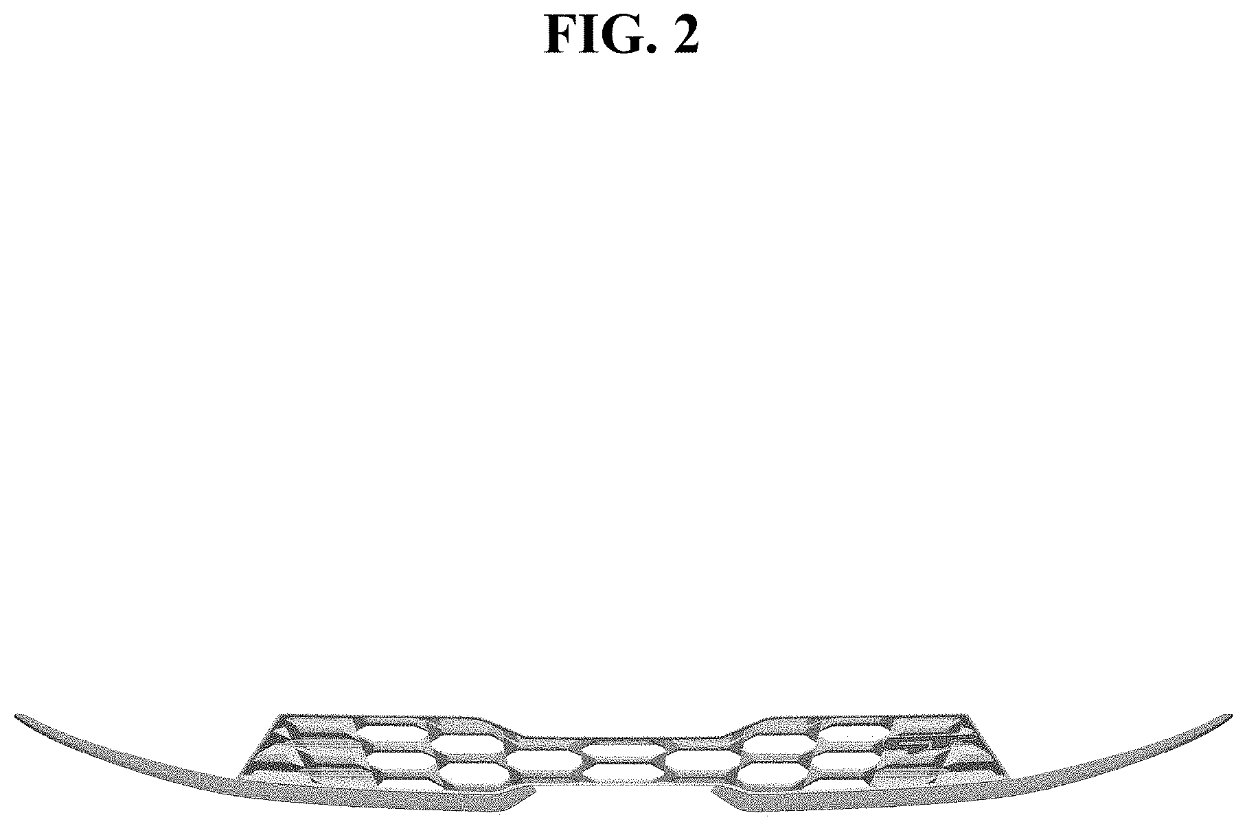 Patent USD0999685 Figure 2 – Radiator grille for vehicles