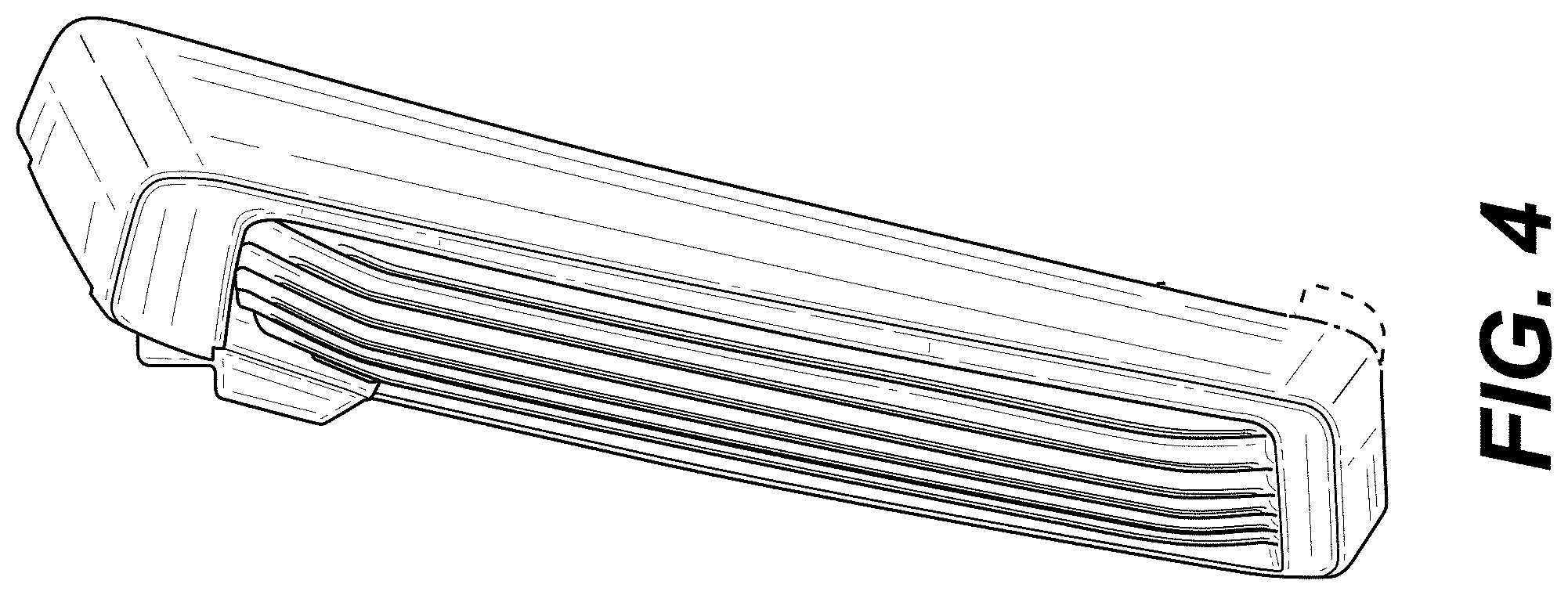 Patent USD0999686 Figure 4 – Radiator grille for a vehicle