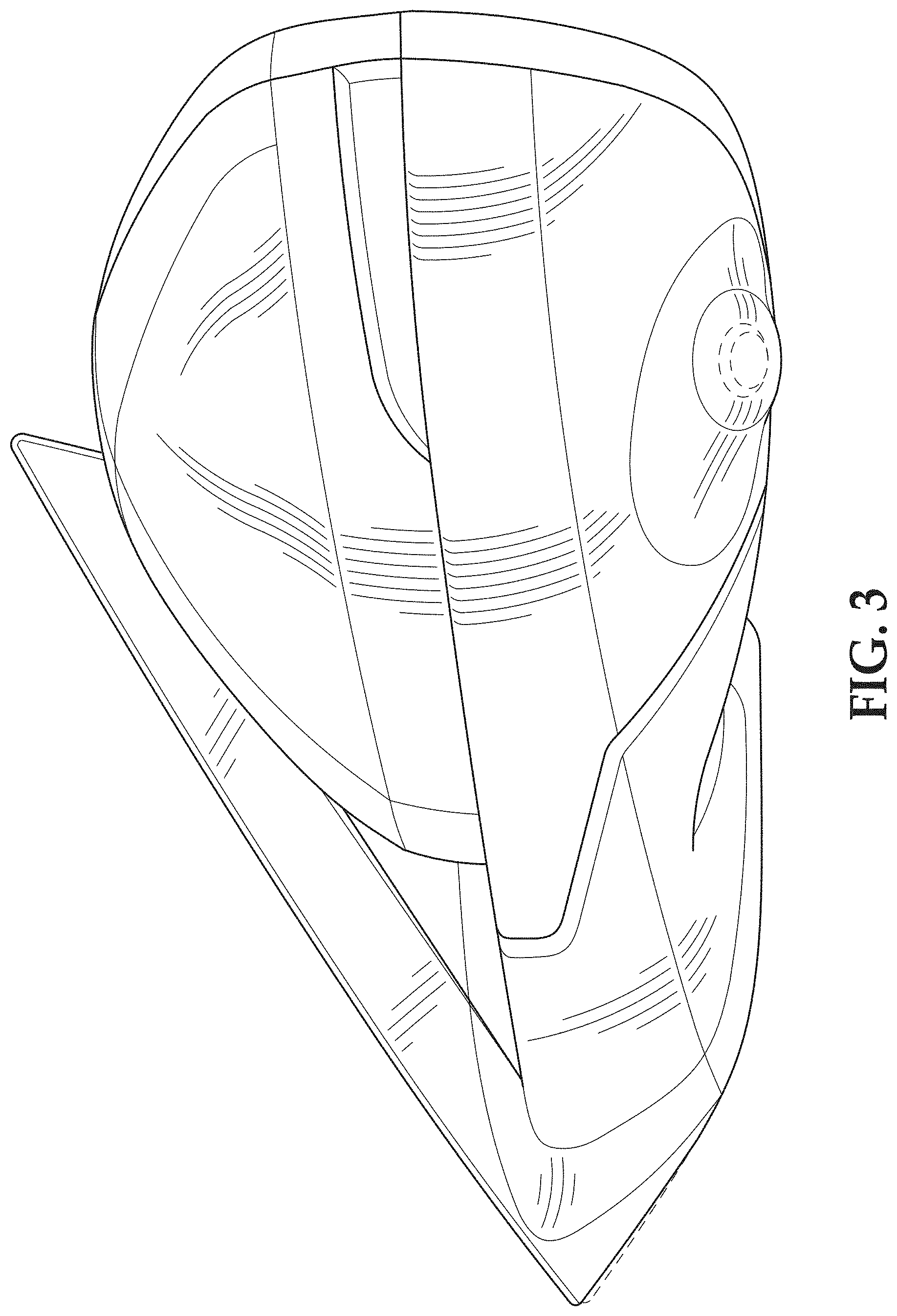 Patent USD0999693 Figure 3 – Vehicle outside mirror