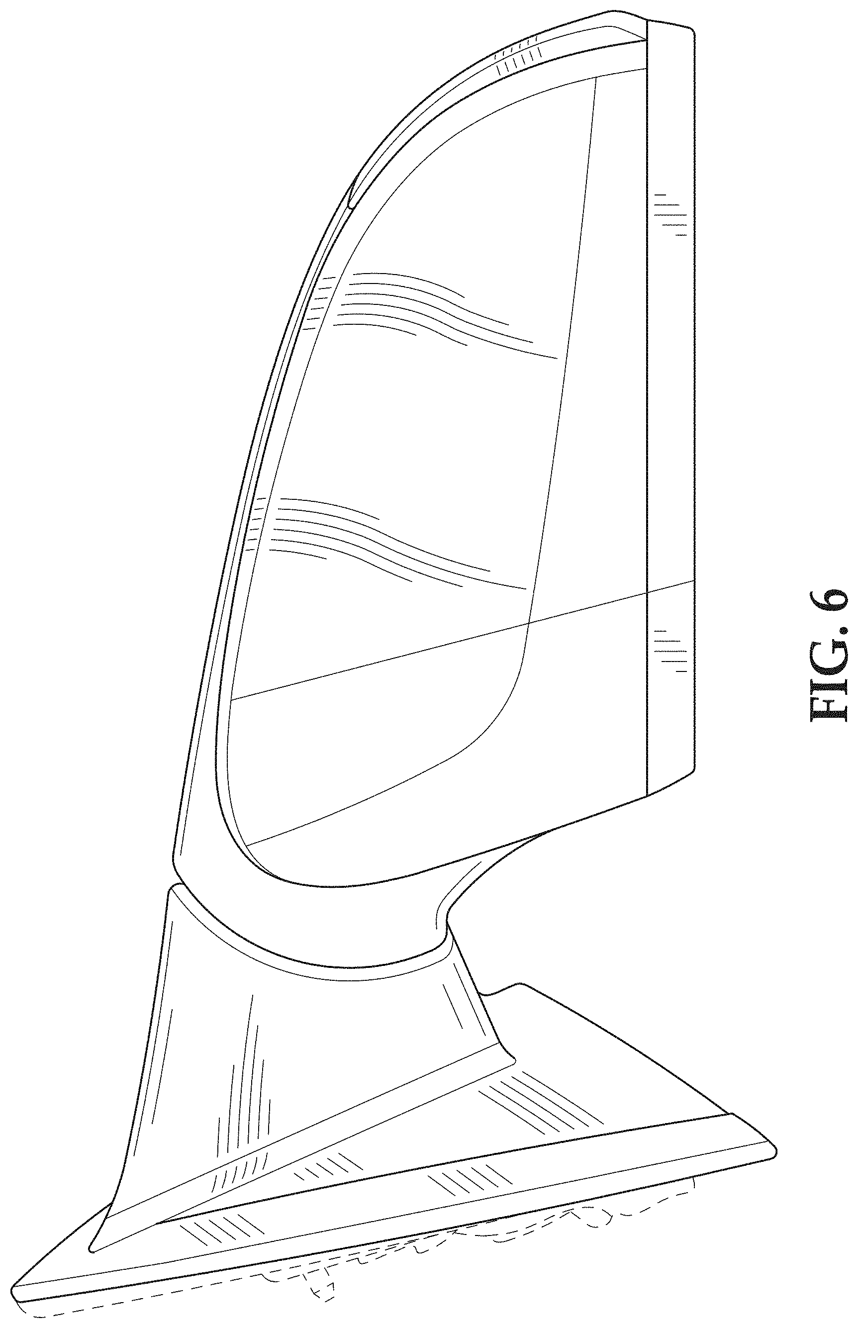 Patent USD0999693 Figure 6 – Vehicle outside mirror