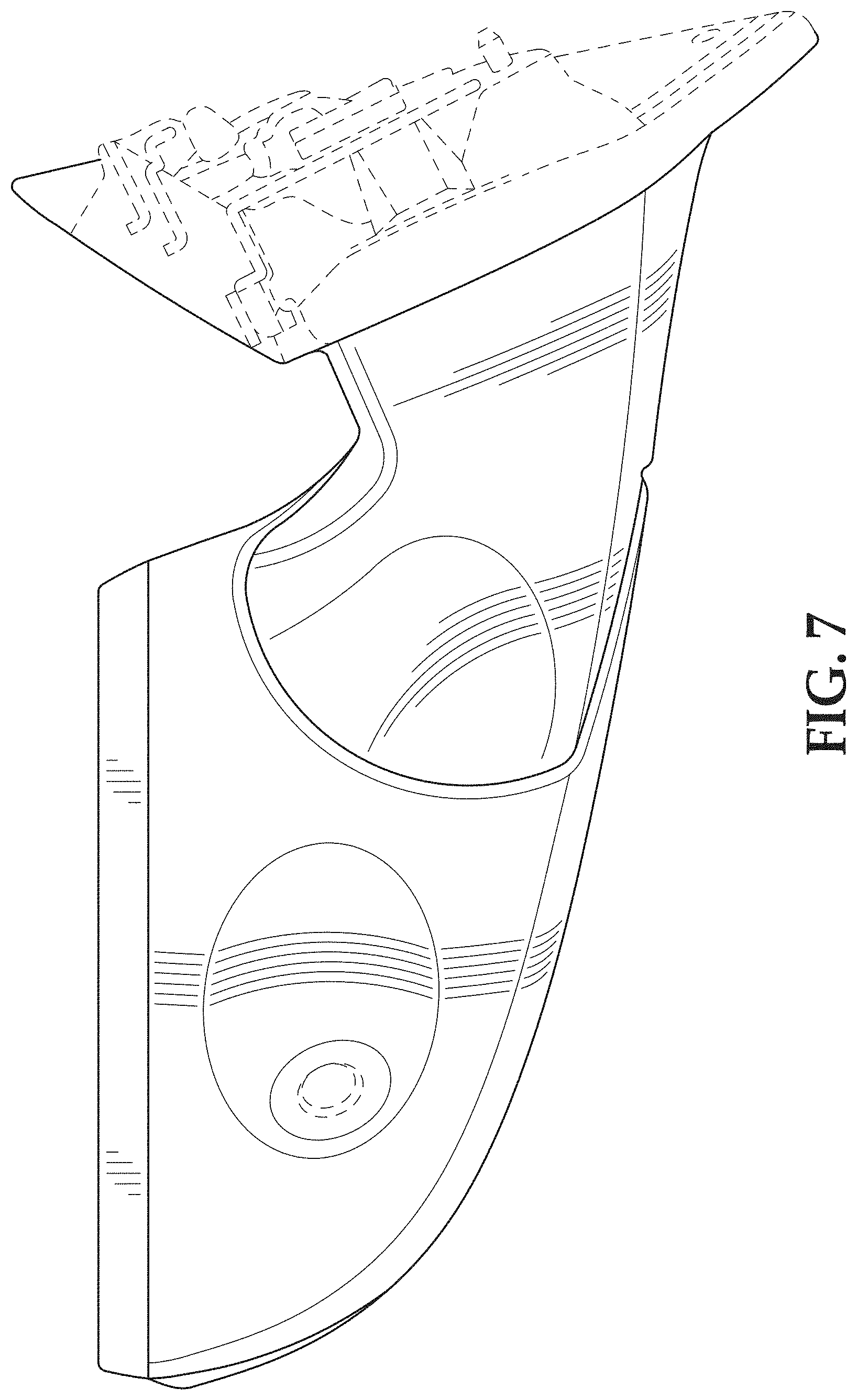 Patent USD0999693 Figure 7 – Vehicle outside mirror