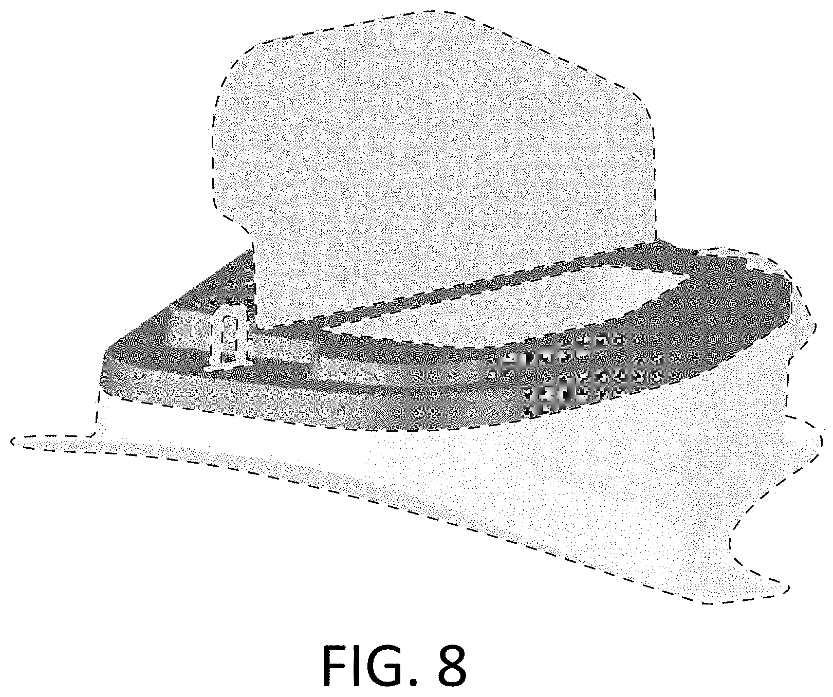 Patent USD0999697 Figure 8 – Vehicle storage door