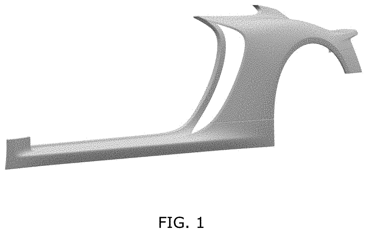 Patent USD0999698 Figure 1 – Motor vehicle body fender panel