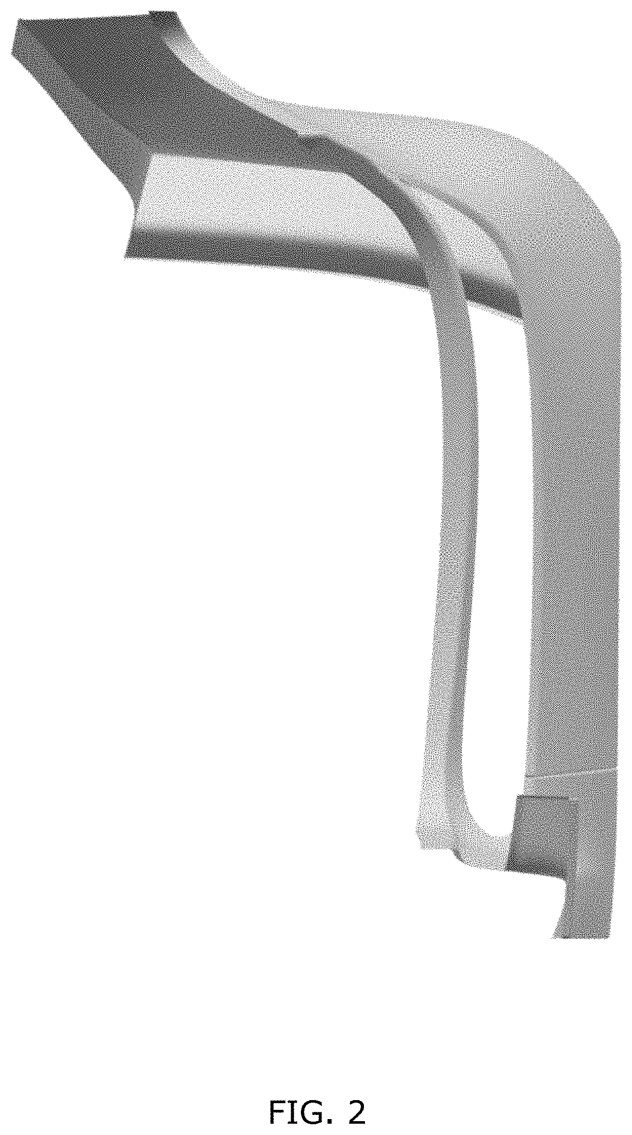 Patent USD0999698 Figure 2 – Motor vehicle body fender panel