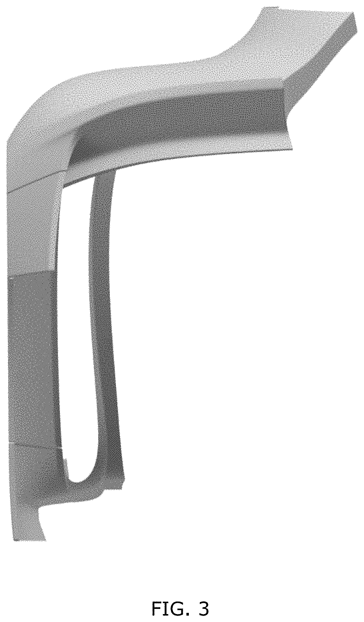 Patent USD0999698 Figure 3 – Motor vehicle body fender panel