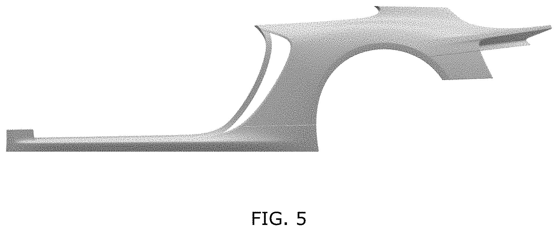 Patent USD0999698 Figure 5 – Motor vehicle body fender panel