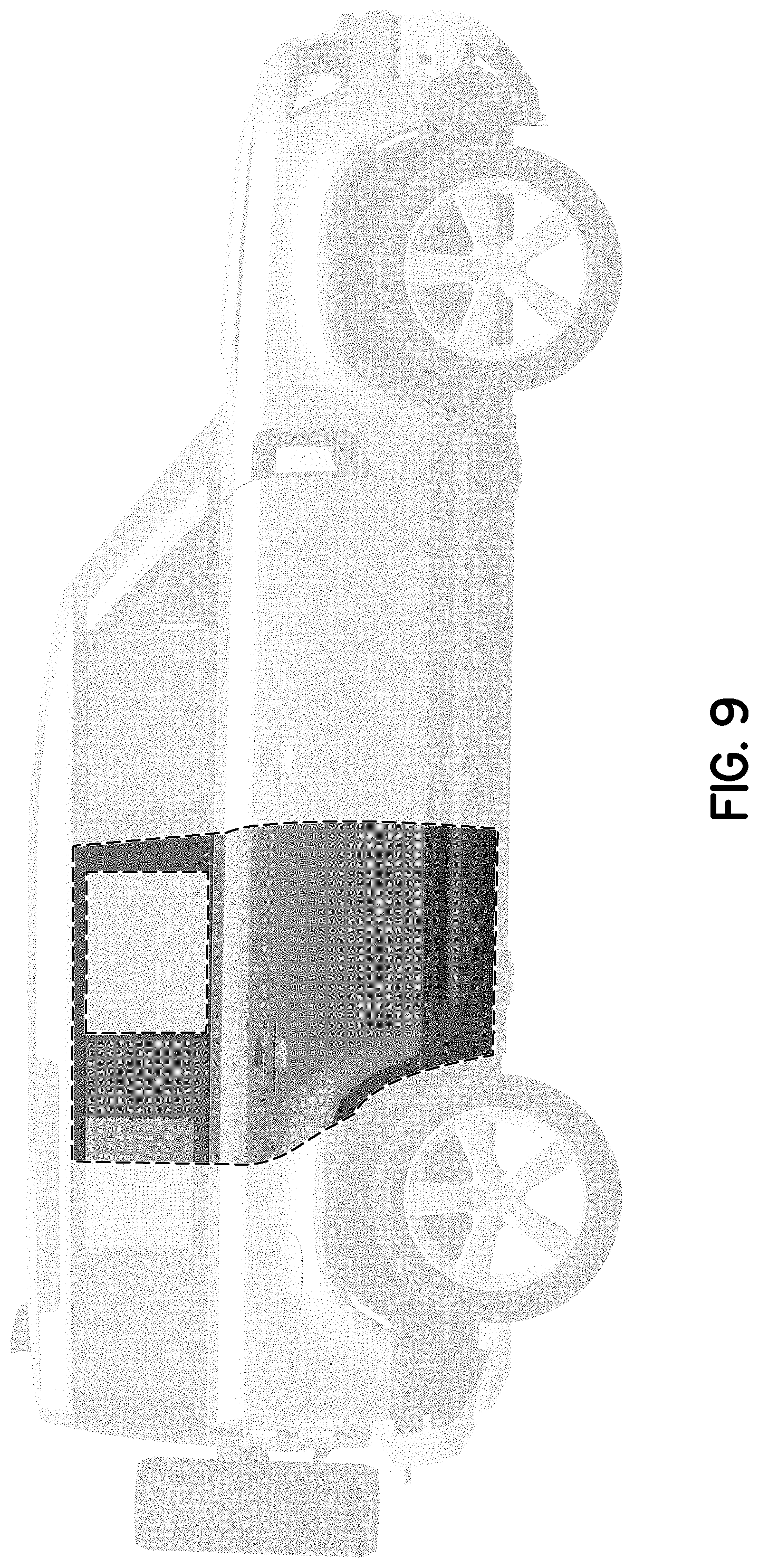 Patent USD0999699 Figure 9 – Vehicle door