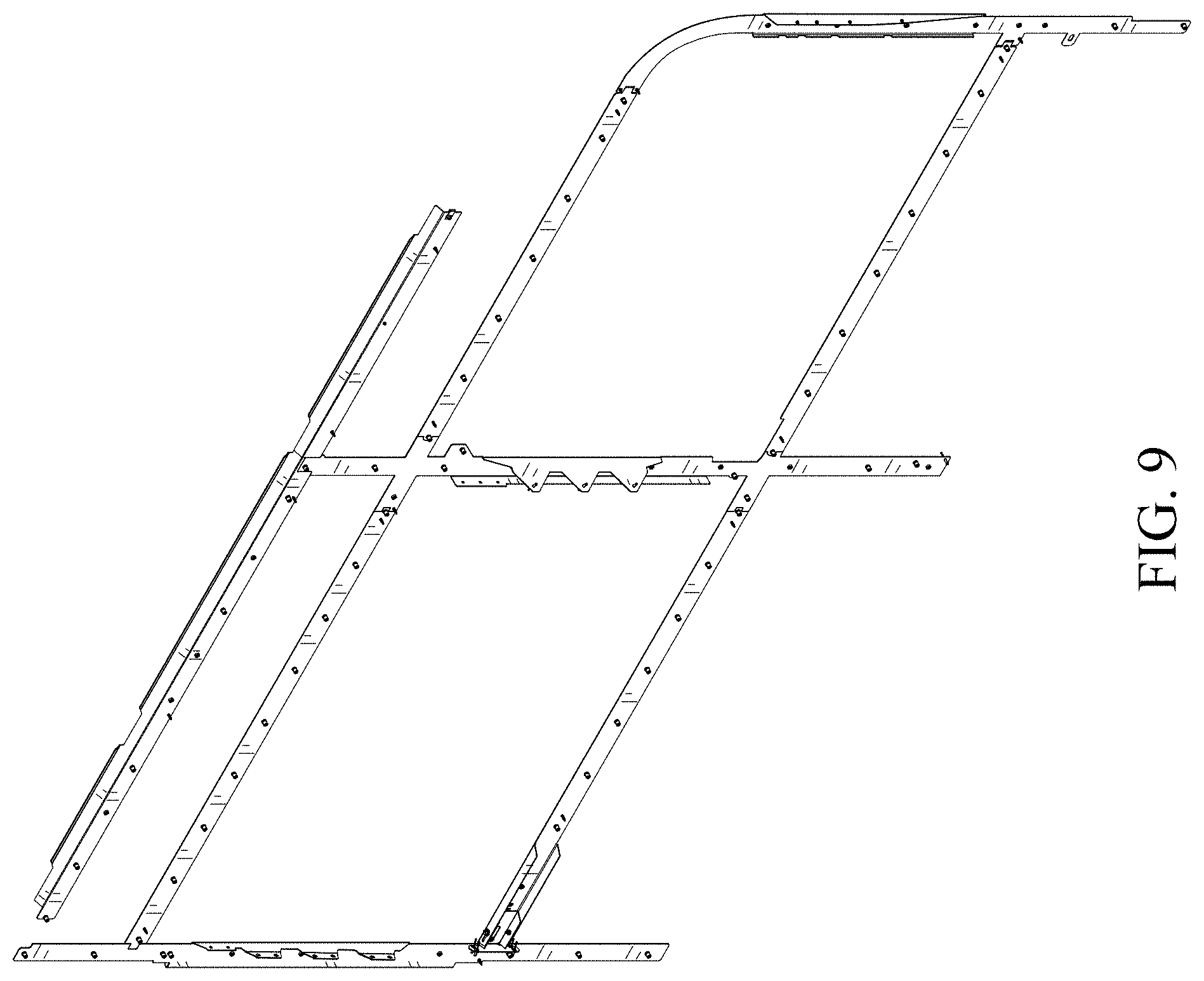 Patent USD0999708 Figure 7 – Modular wall mount for a vehicle
