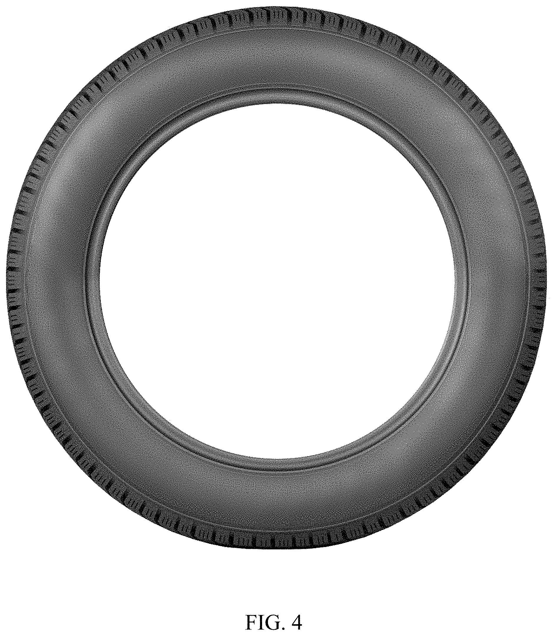 Patent USD0999719 Figure 4 – Tire