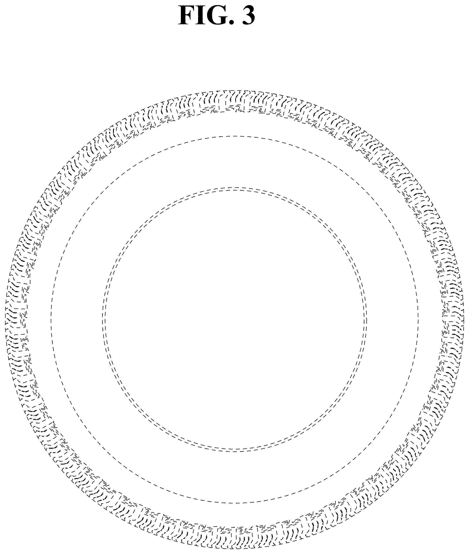 Patent USD0999720 Figure 3 – Automobile tire