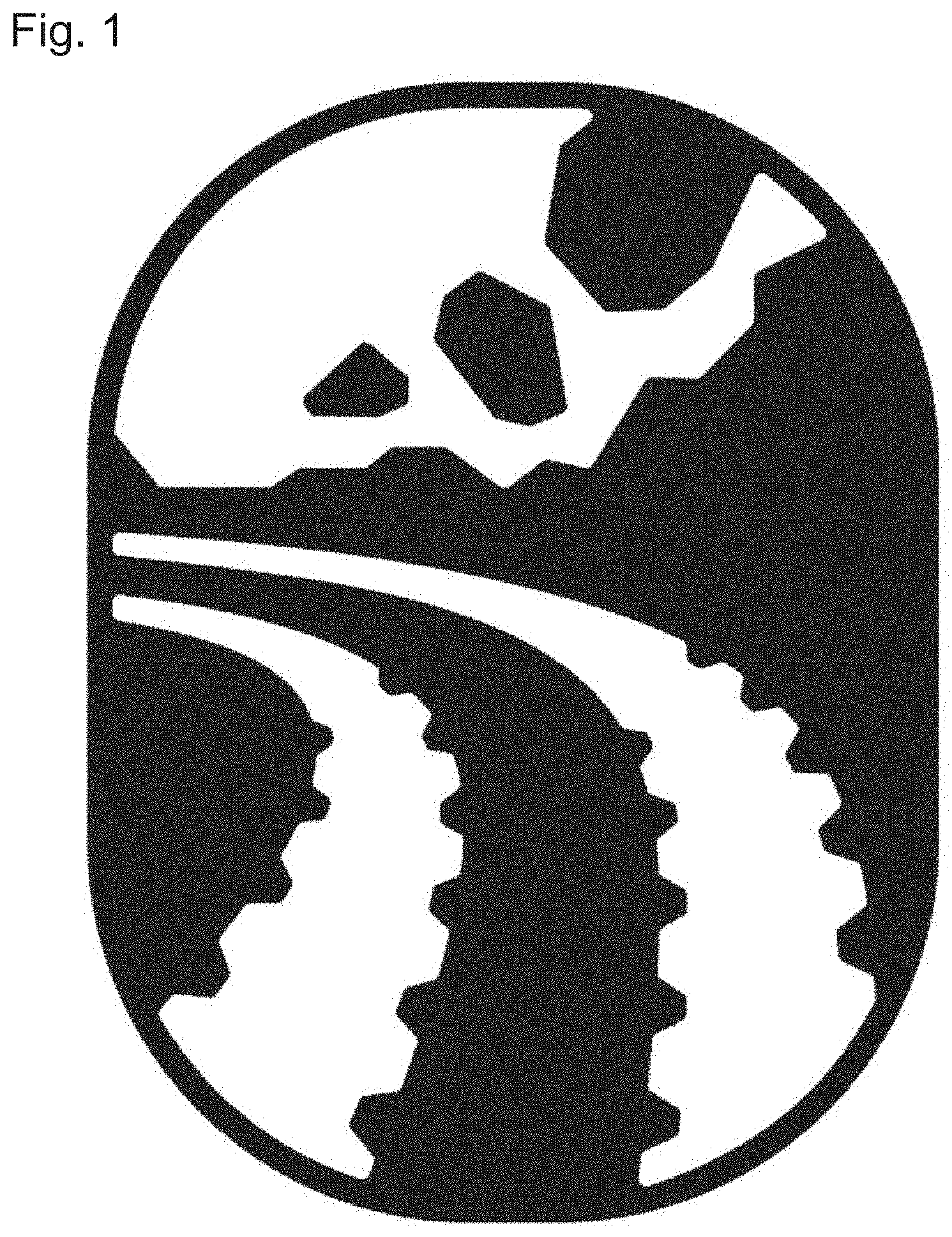 Patent USD0999722 Figure 1 – Sidewall of a tire with graphic symbol