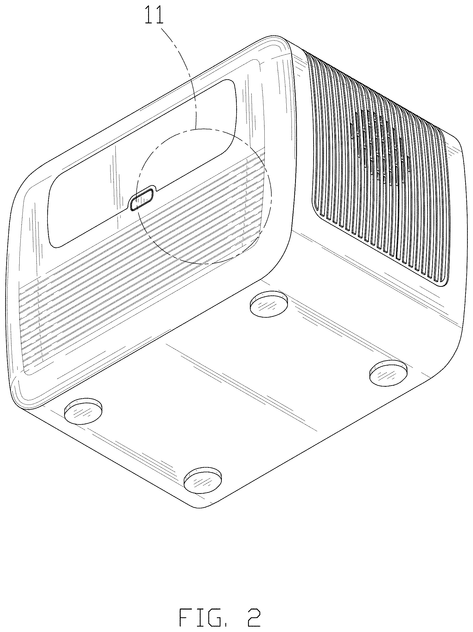 Patent USD0999733 Figure 2 – Portable power supply