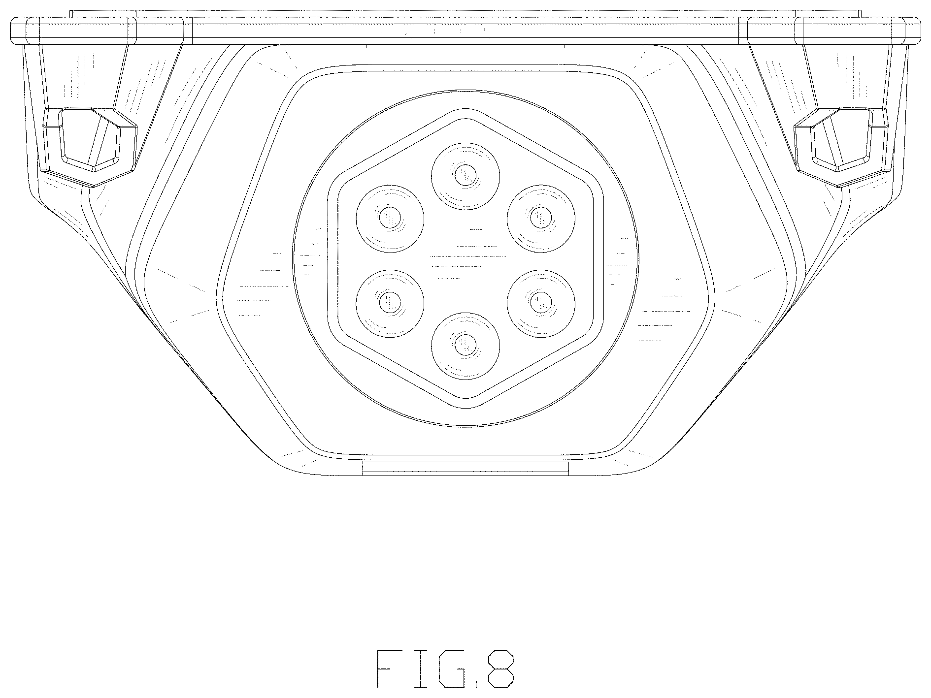 Patent USD0999734 Figure 8 – Car wireless charger