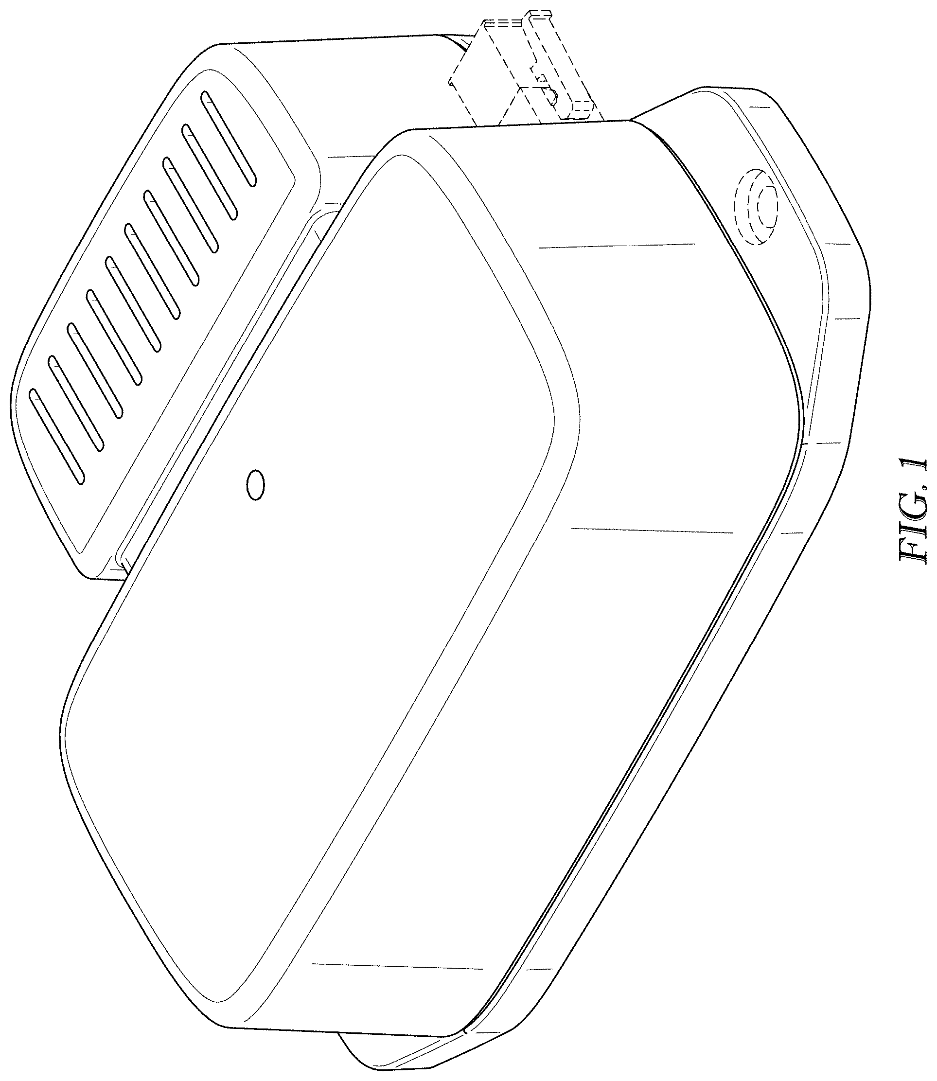 Patent USD0999739 Figure 1 – Housing for an ion generator