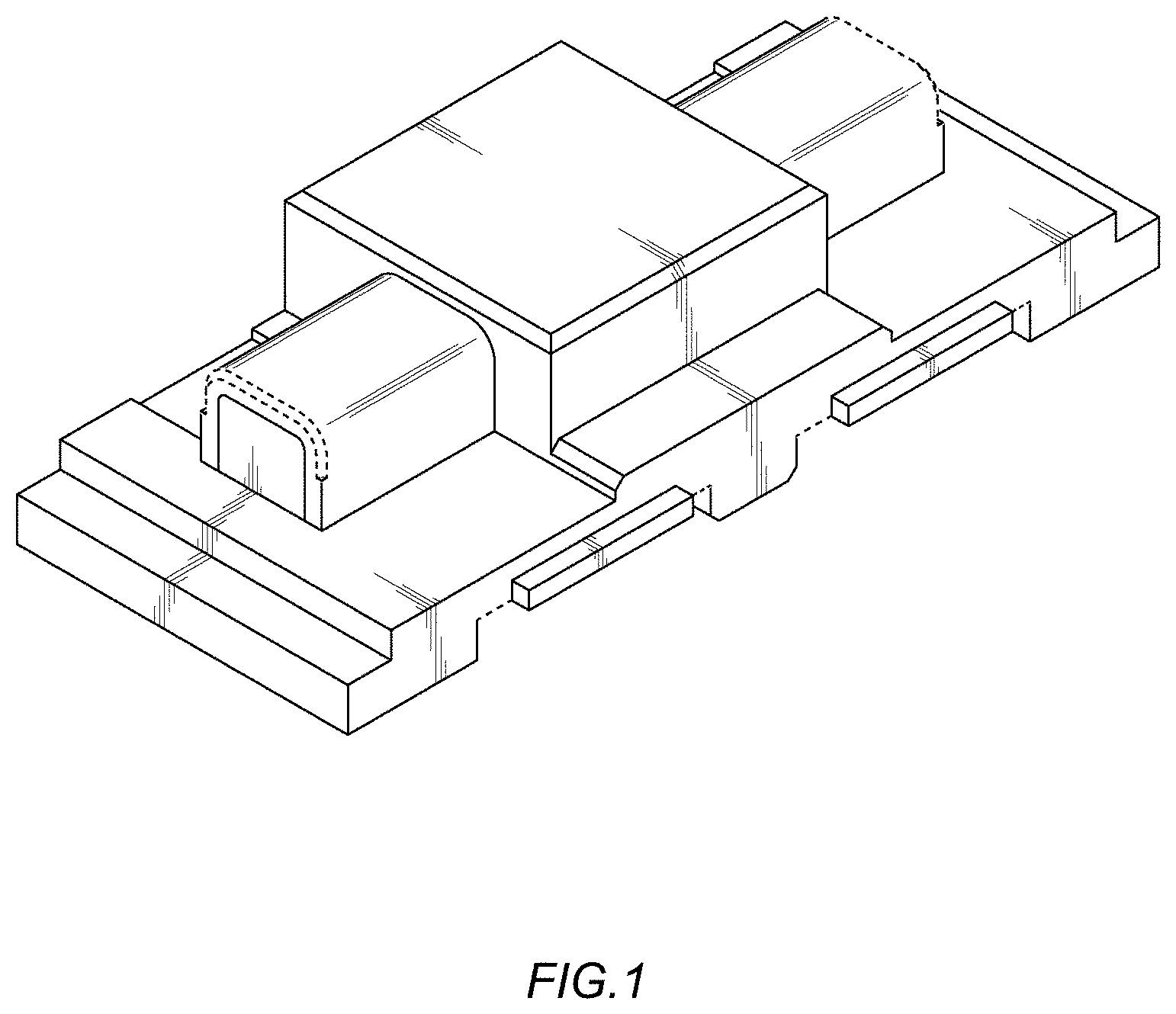 Patent USD0999740 Figure 1 – Electrical connector