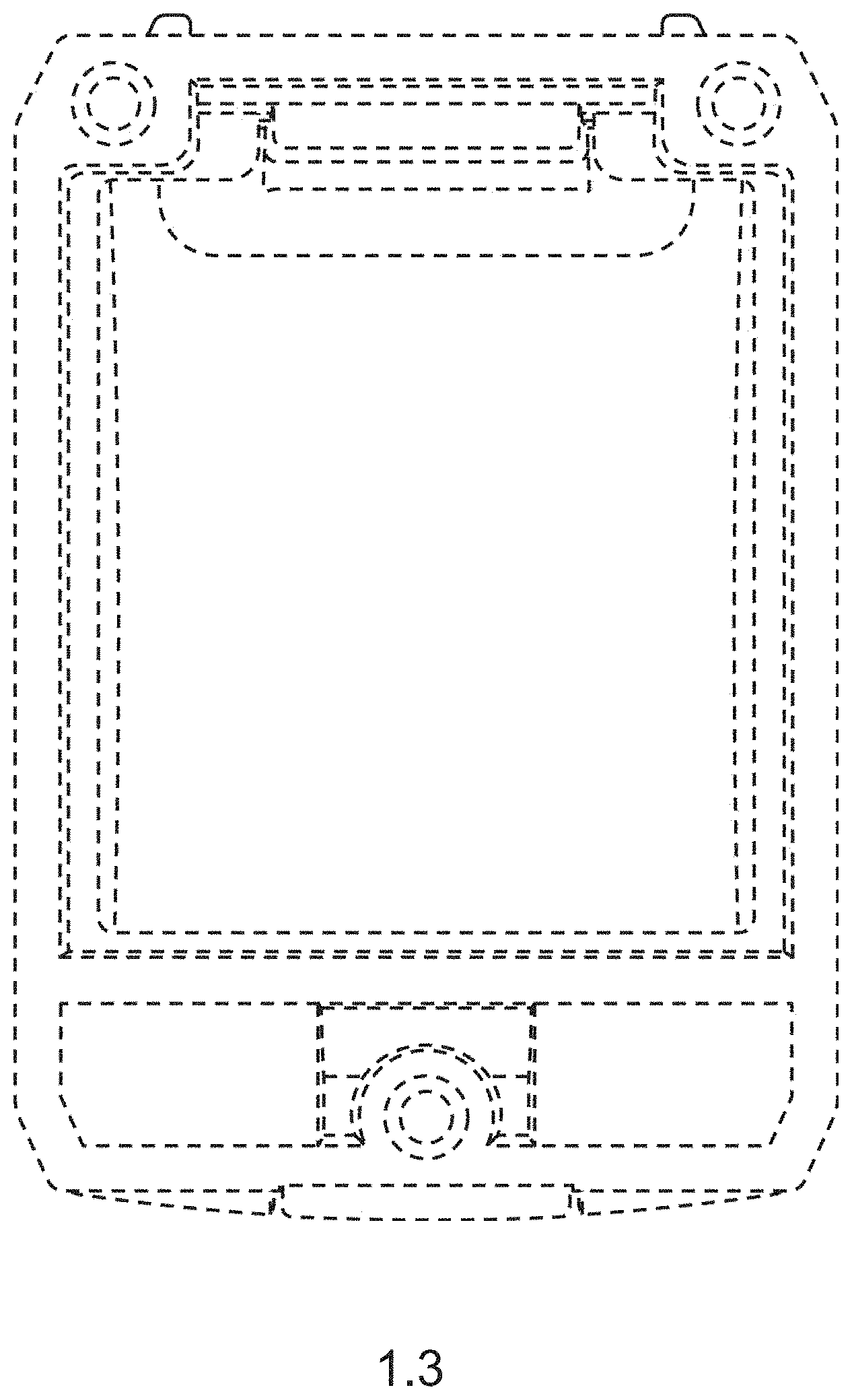 Patent USD0999745 Figure 3 – Cover for electrical plugs