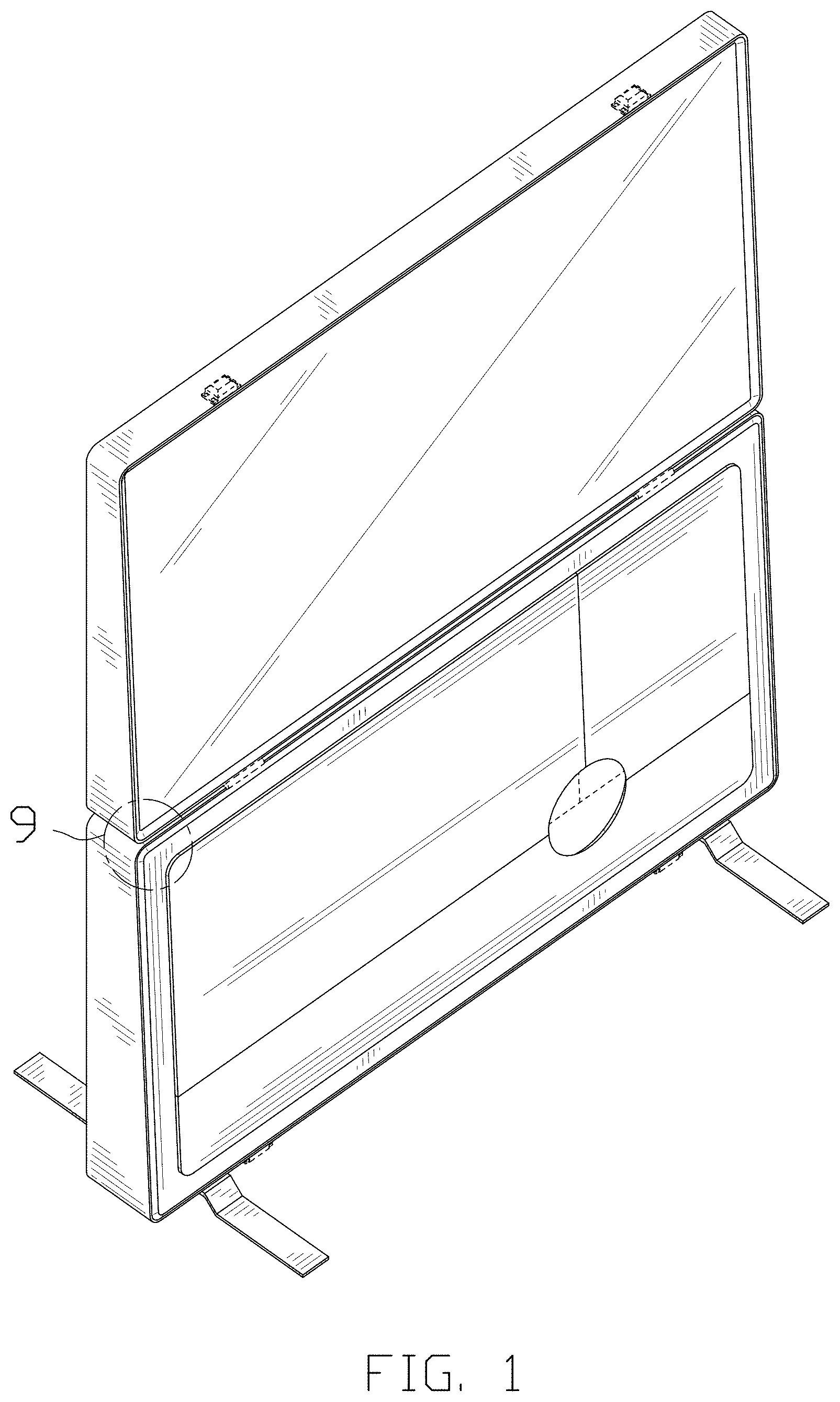 Patent USD0999750 Figure 1 – Television