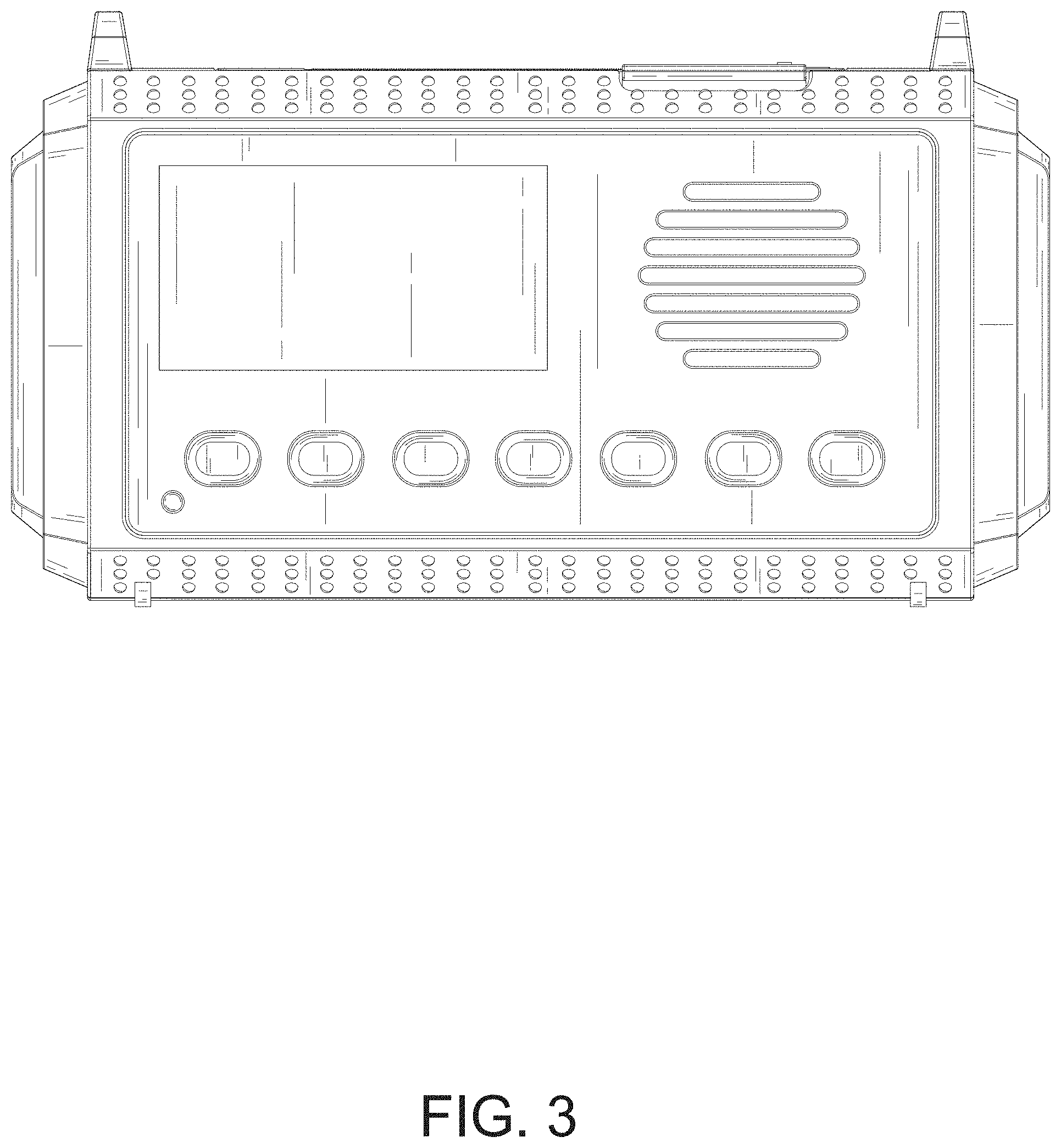 Patent USD0999753 Figure 3 – Emergency radio