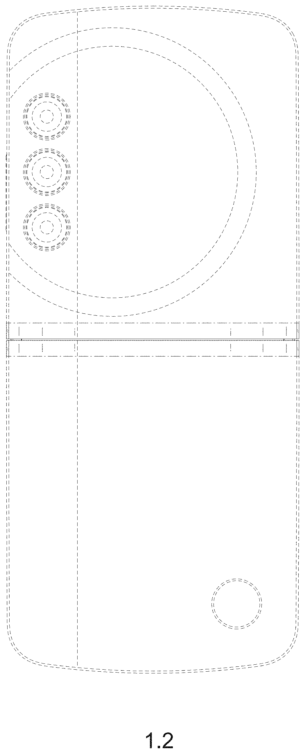 Patent USD0999761 Figure 2 – Mobile phone