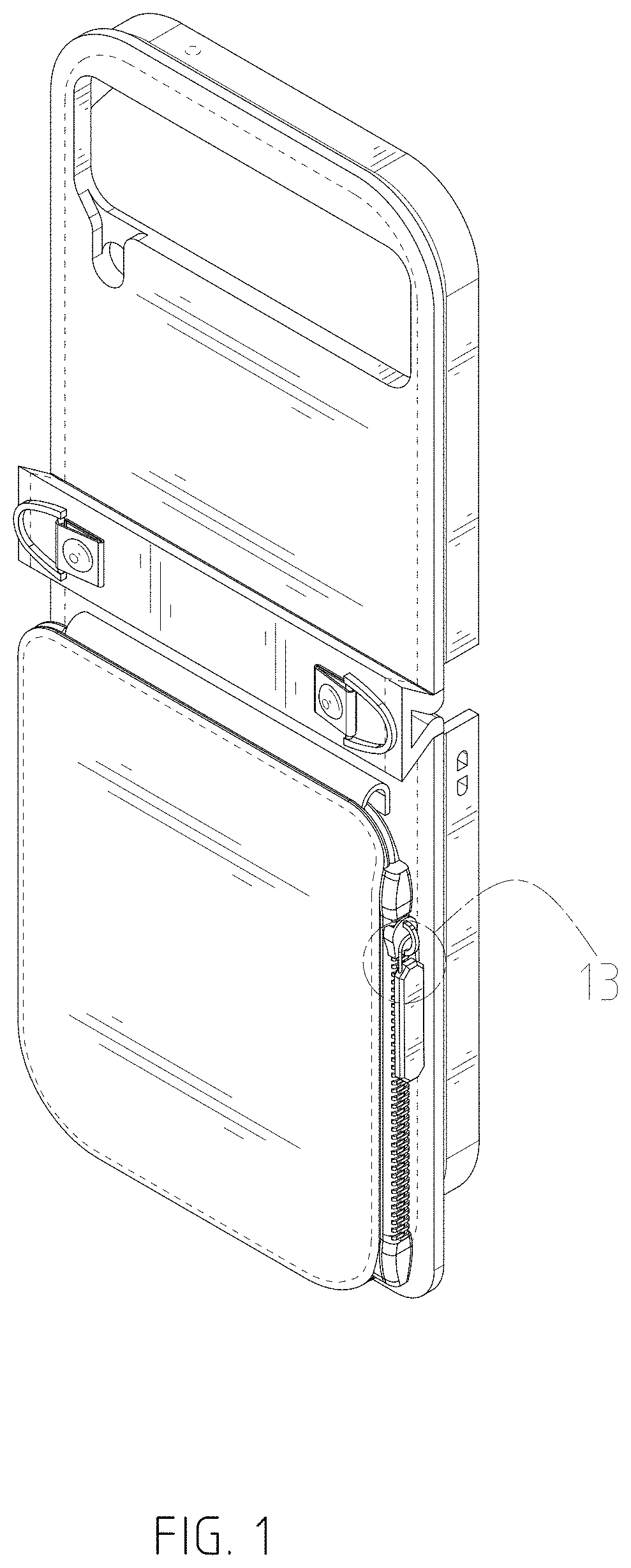 Patent USD0999762 Figure 1 – Phone case