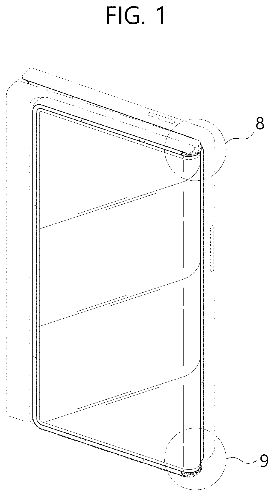 Patent USD0999764 Figure 1 – Electronic device