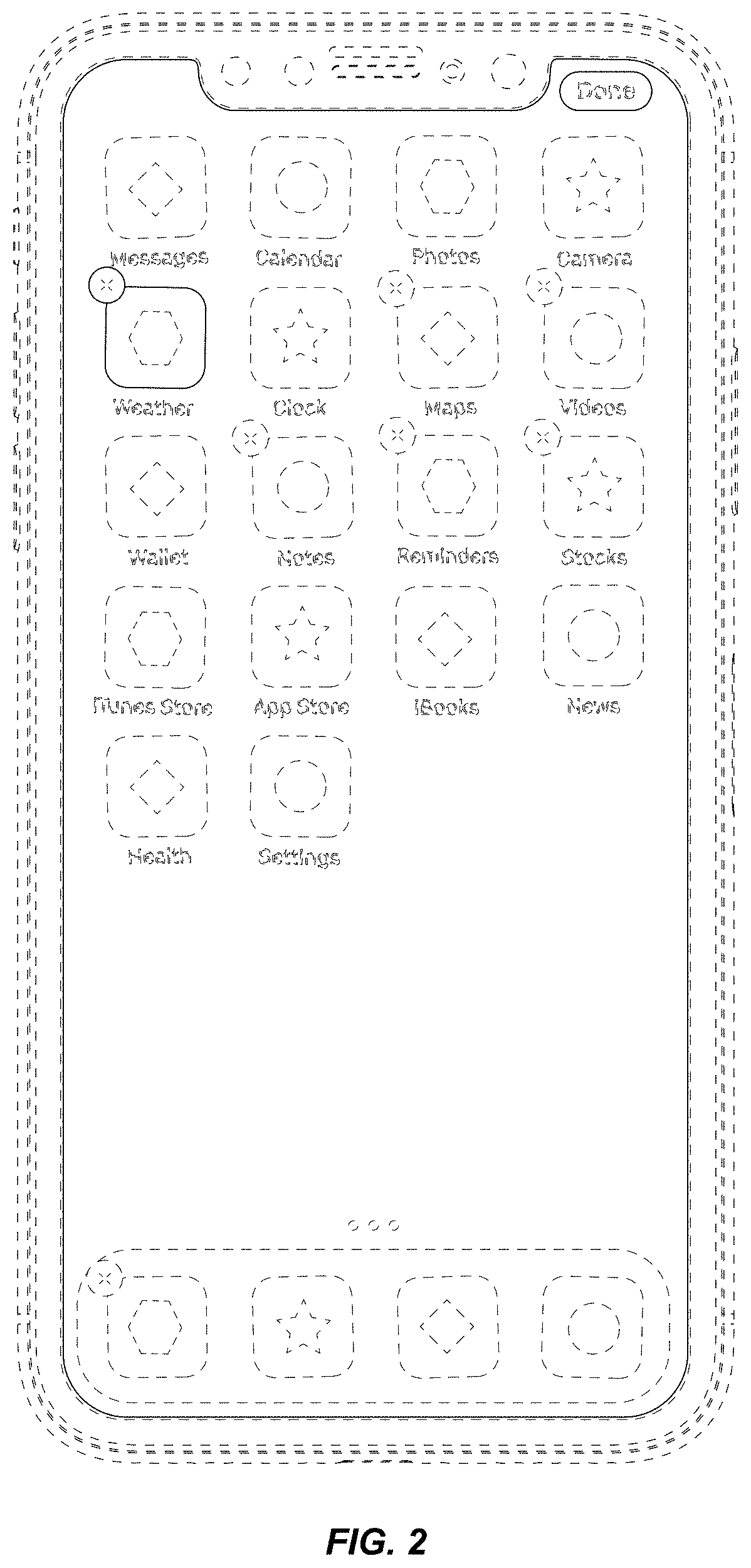 Patent USD0999775 Figure 2 – Electronic device with graphical user interface