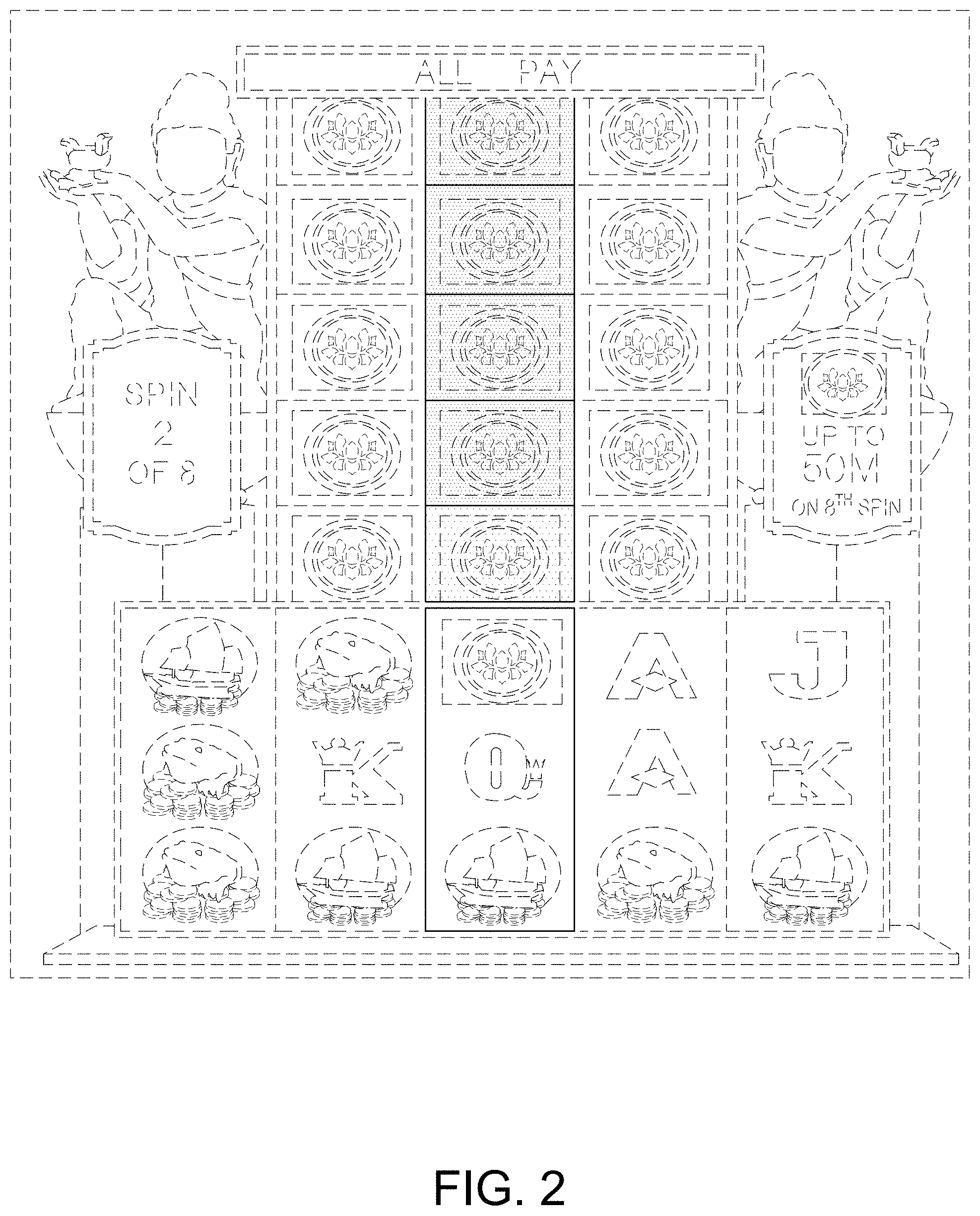 Patent USD0999784 Figure 2 – Display screen or portion thereof with a transitional graphical user interface