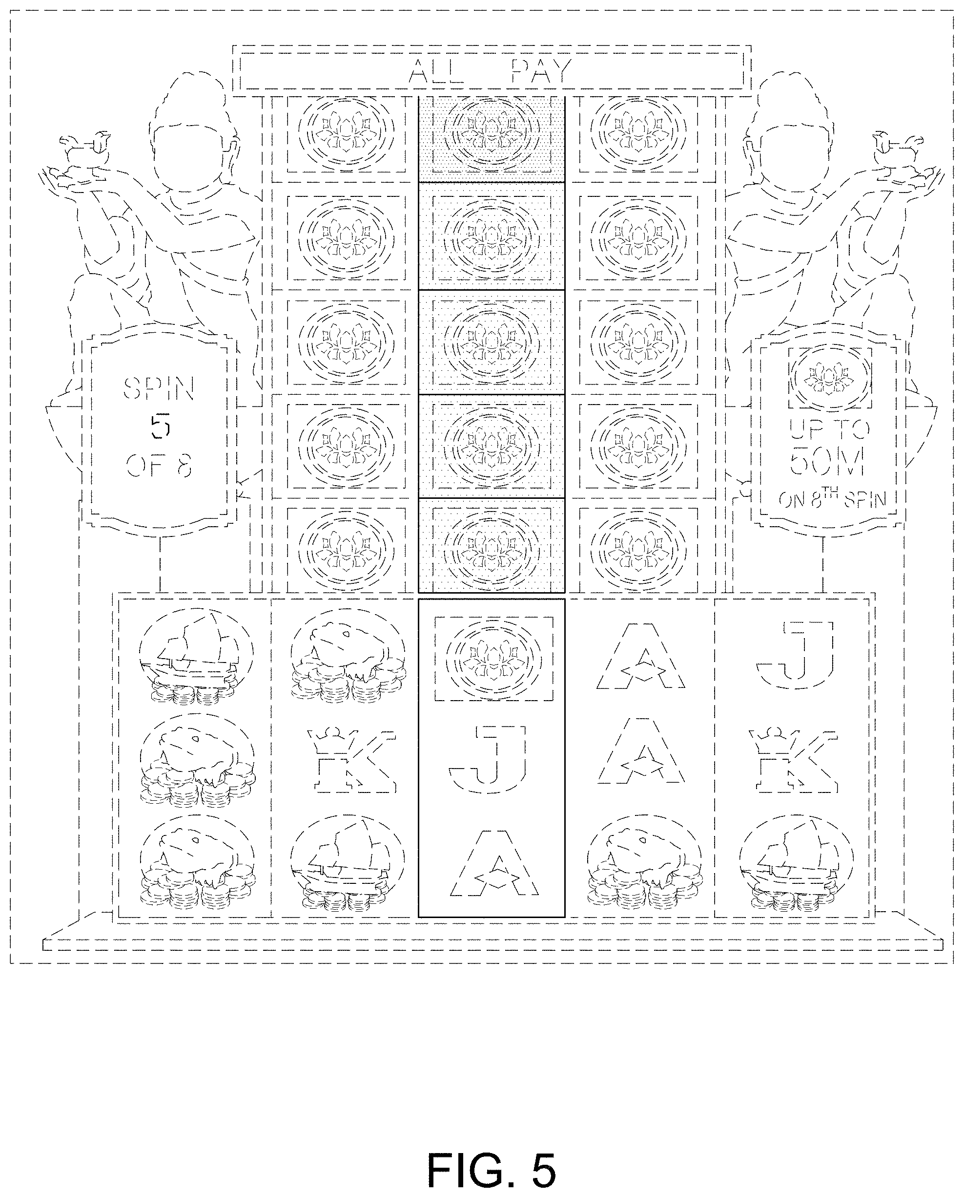 Patent USD0999784 Figure 5 – Display screen or portion thereof with a transitional graphical user interface