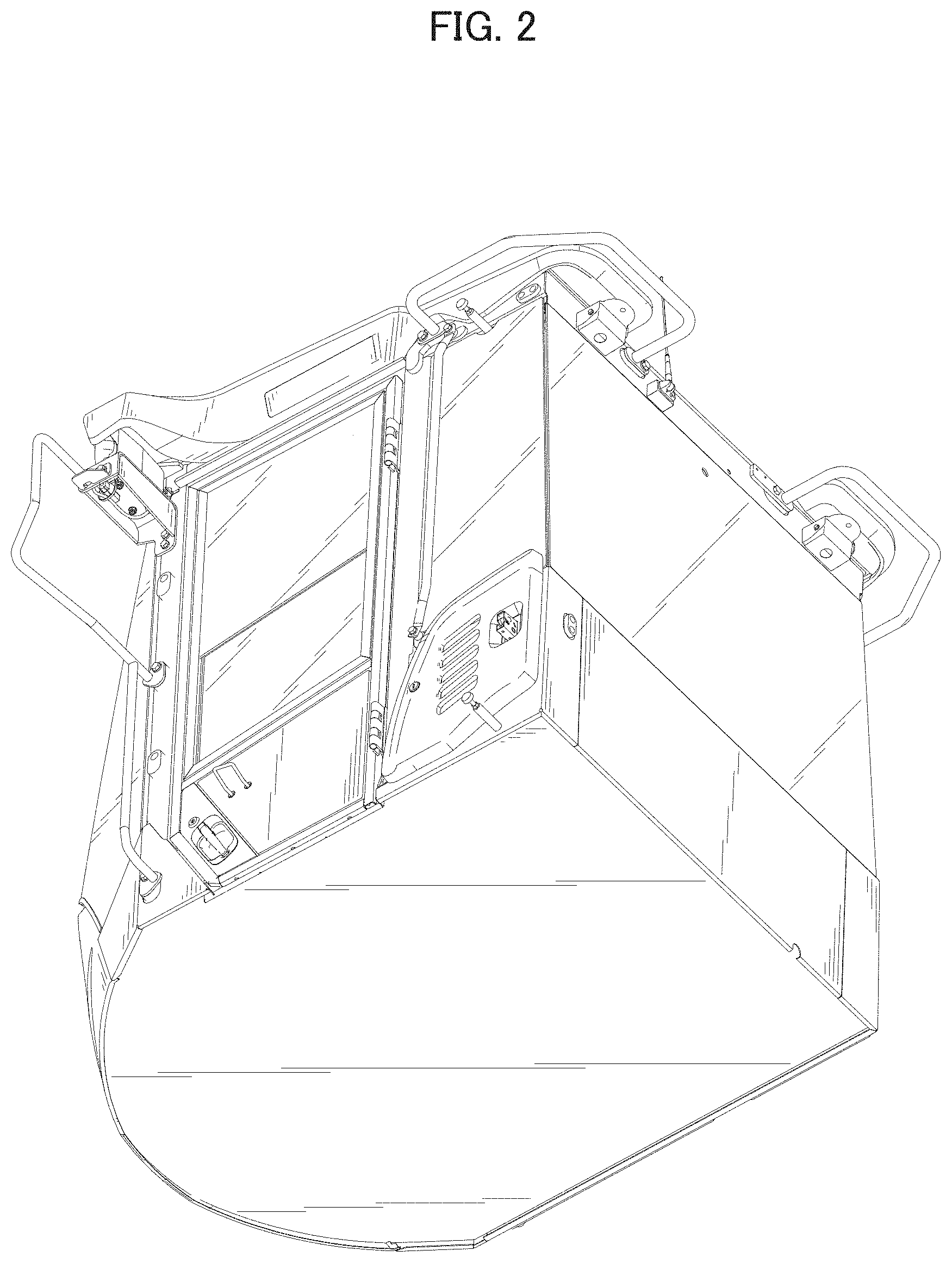 Patent USD0999792 Figure 2 – Cabin for construction machine