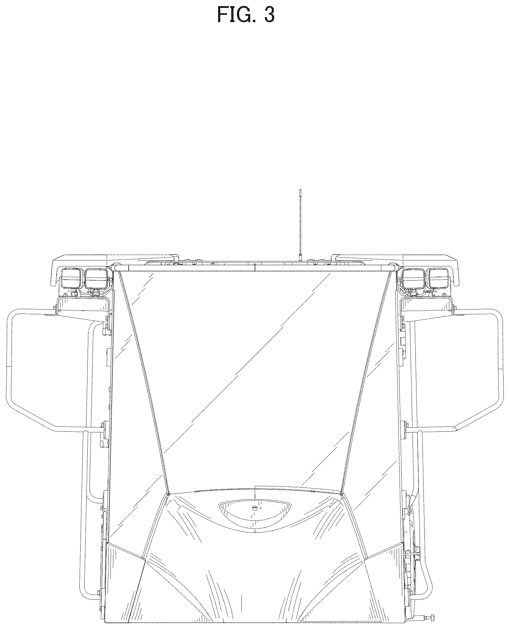 Patent USD0999792 Figure 3 – Cabin for construction machine