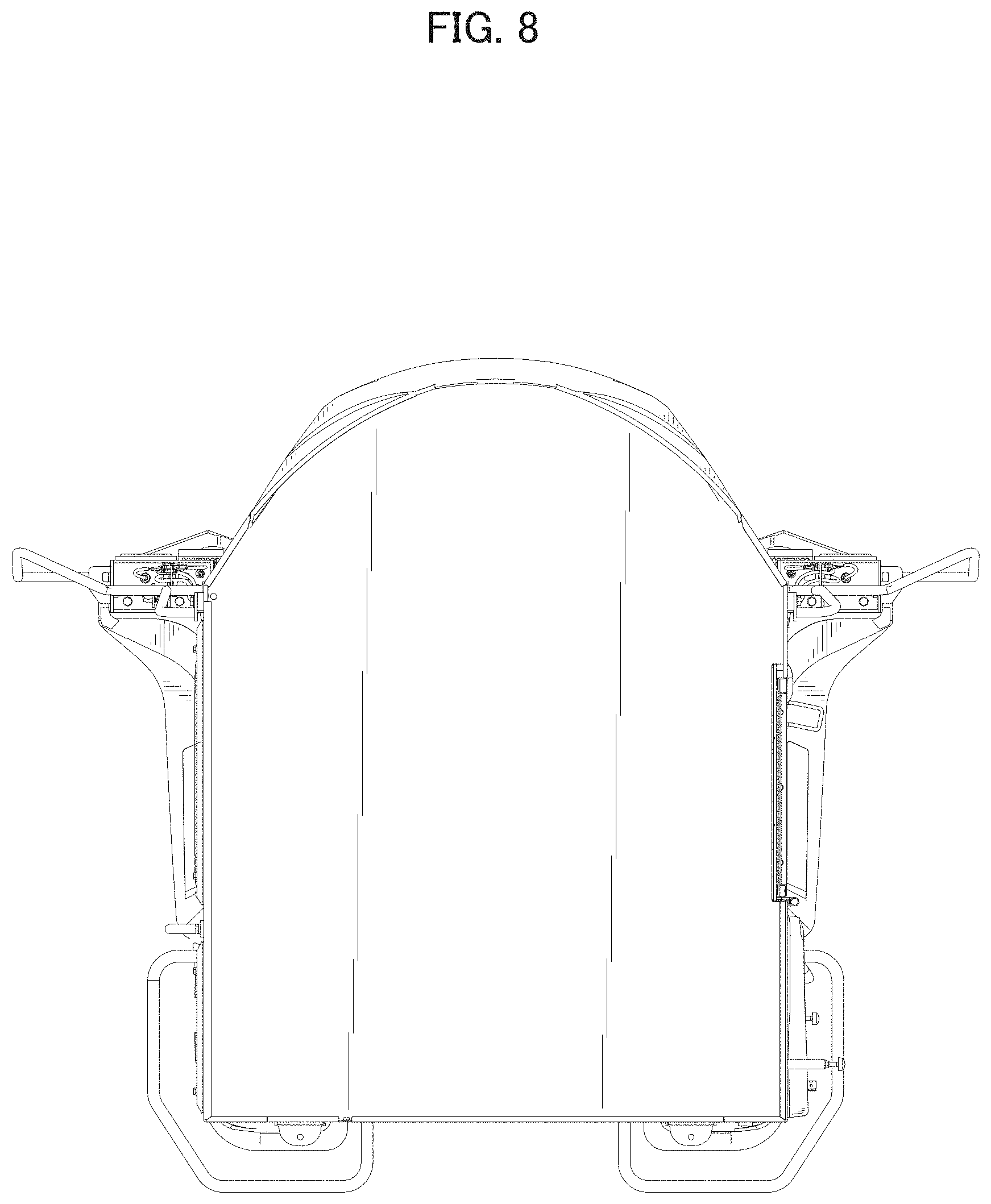 Patent USD0999792 Figure 8 – Cabin for construction machine